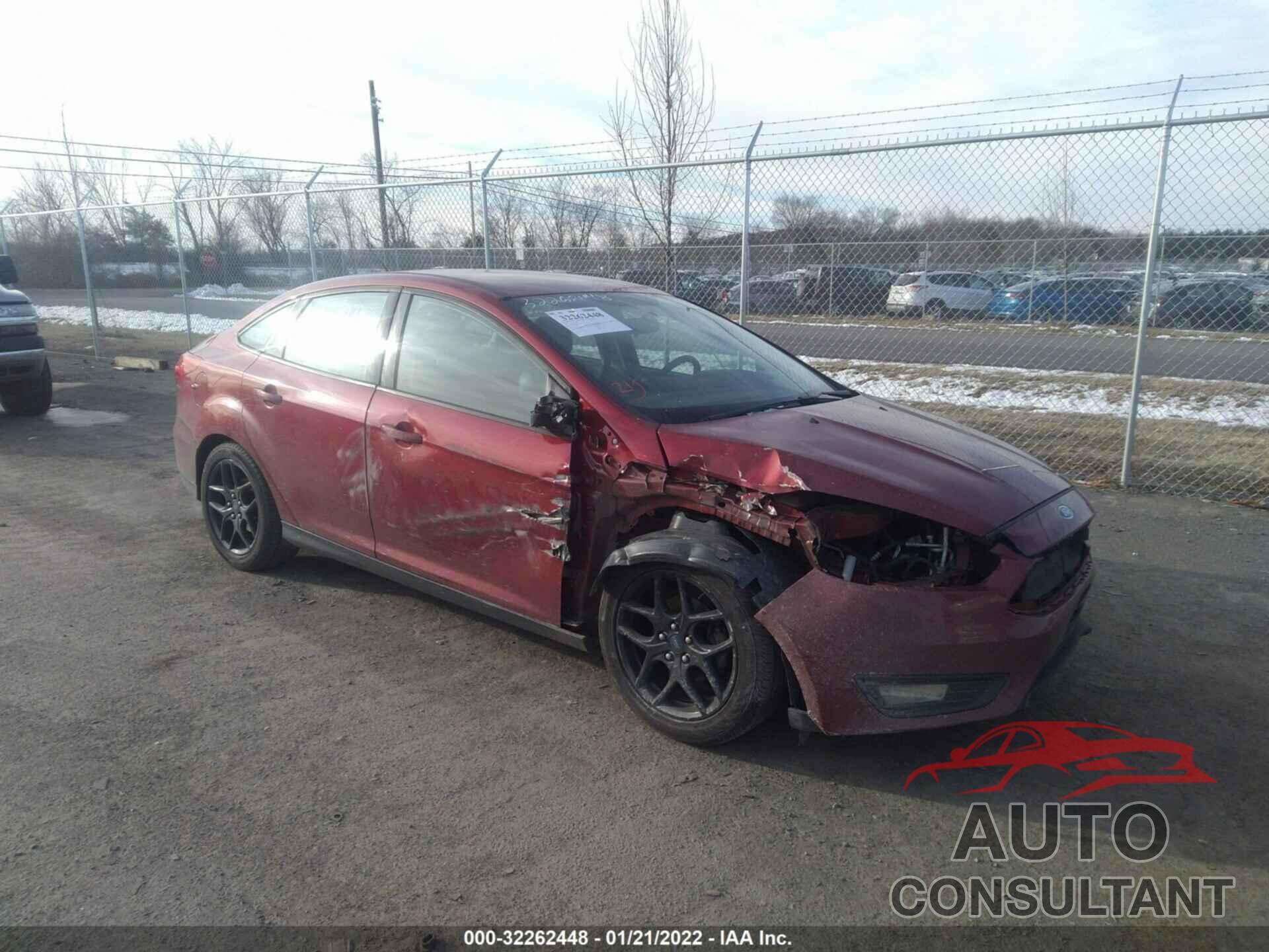 FORD FOCUS 2016 - 1FADP3F25GL257192
