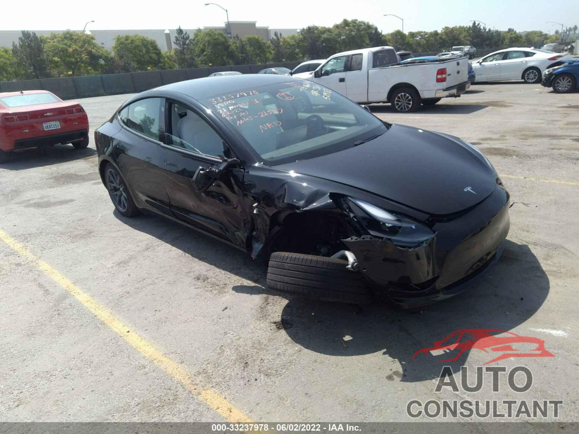 TESLA MODEL 3 2021 - 5YJ3E1EB4MF074480