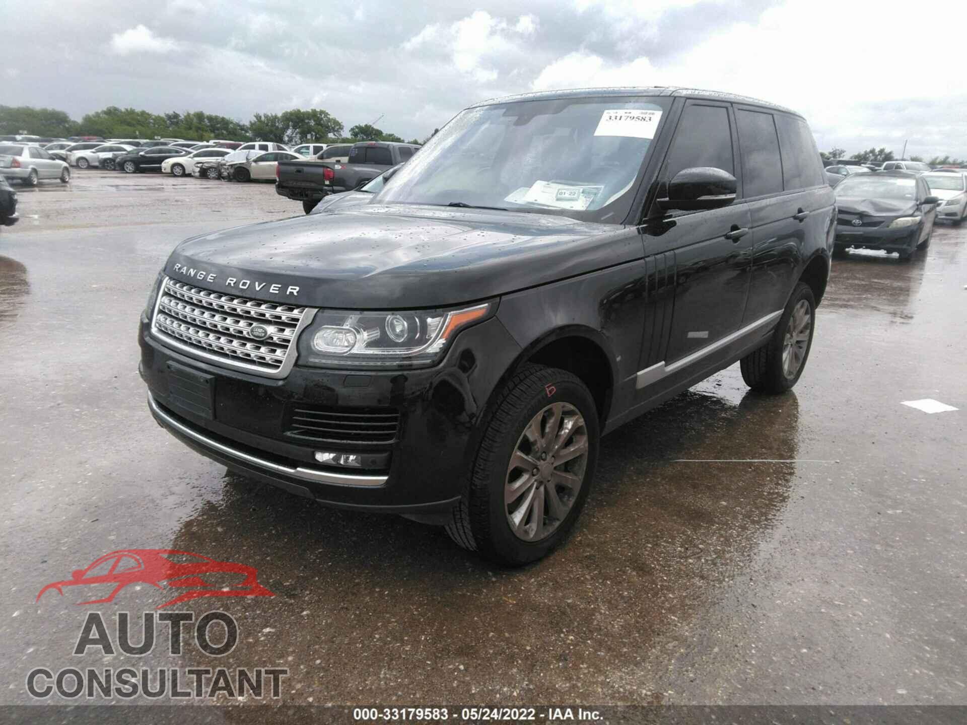 LAND ROVER RANGE ROVER 2016 - SALGS2VF0GA272756