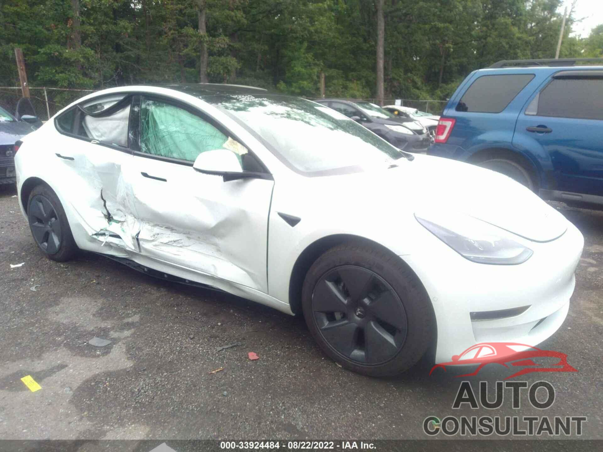 TESLA MODEL 3 2022 - 5YJ3E1EB5NF171382