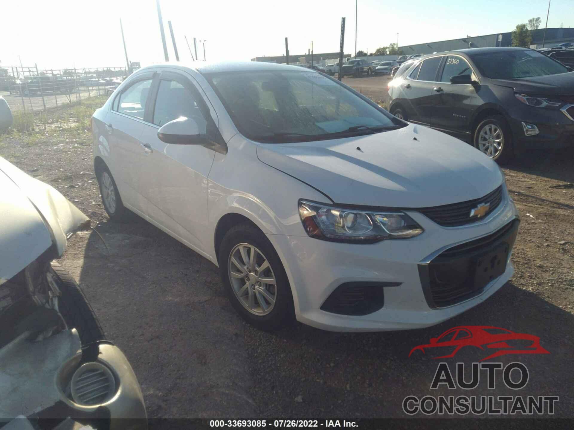 CHEVROLET SONIC 2017 - 1G1JD5SG2H4120346