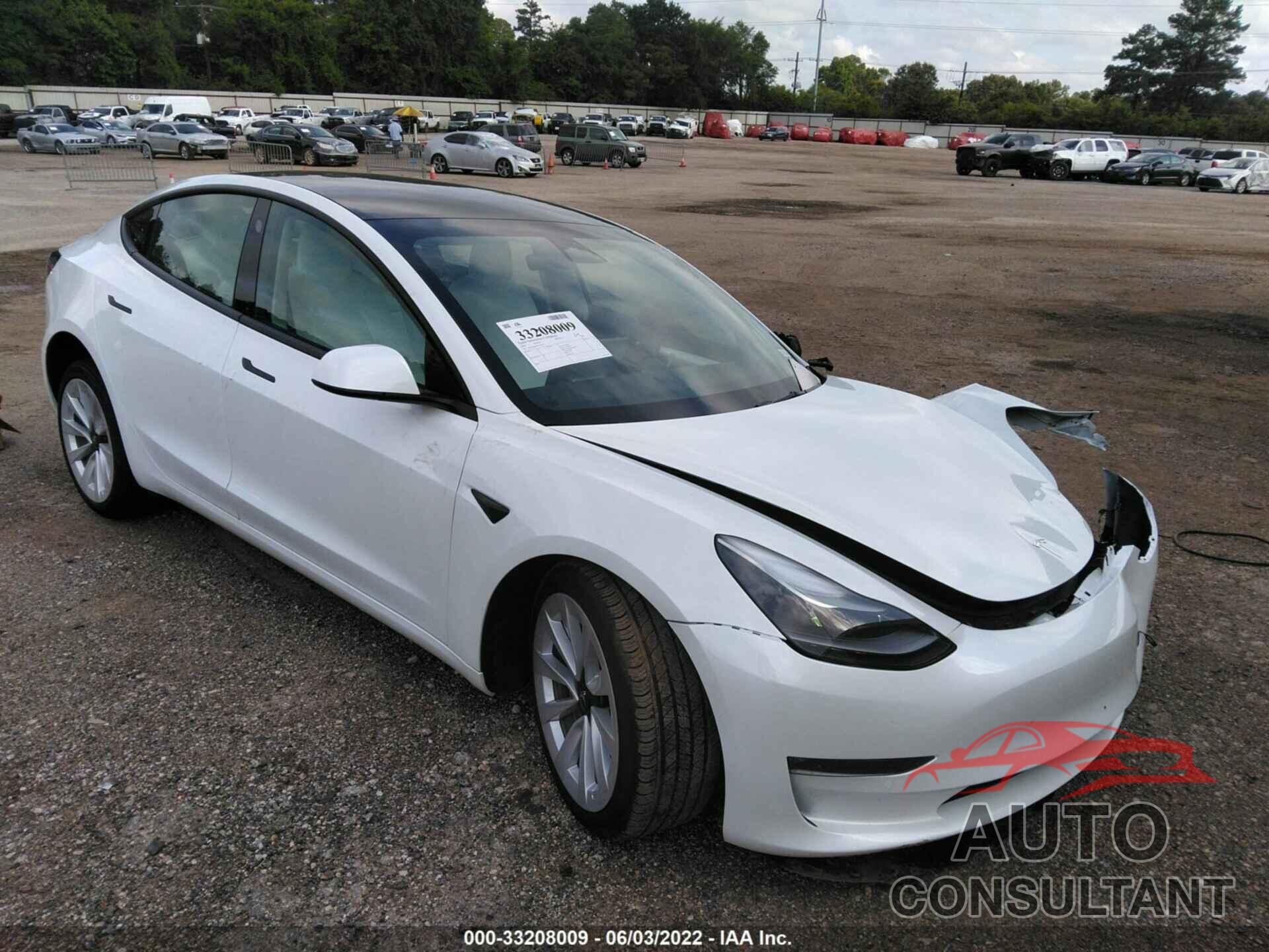 TESLA MODEL 3 2022 - 5YJ3E1EB0NF193242