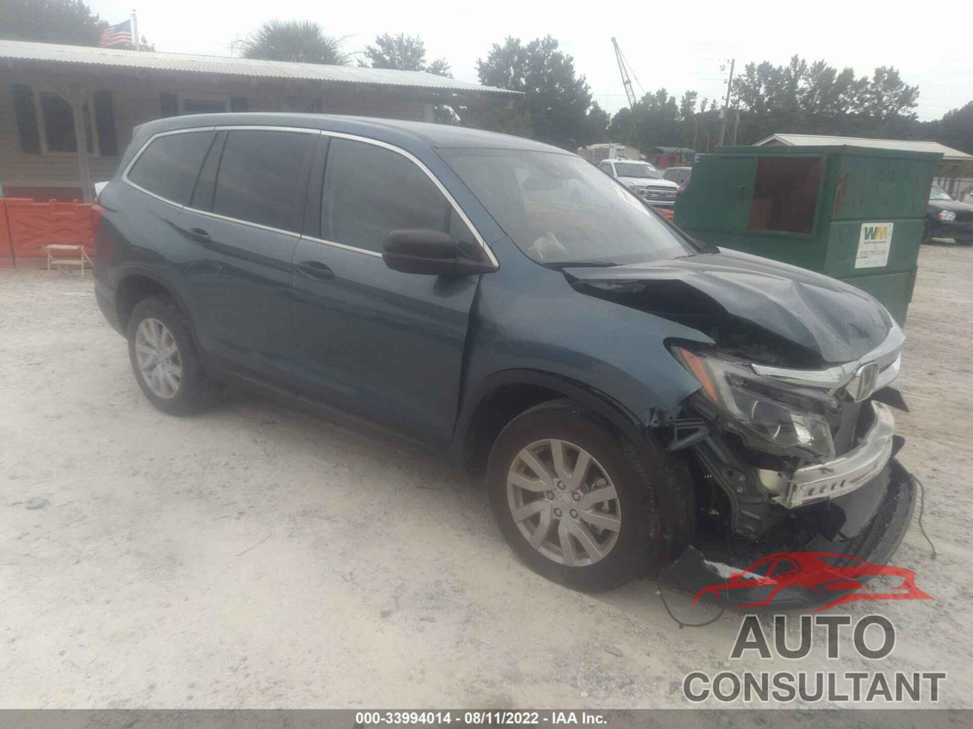 HONDA PILOT 2019 - 5FNYF6H13KB082022