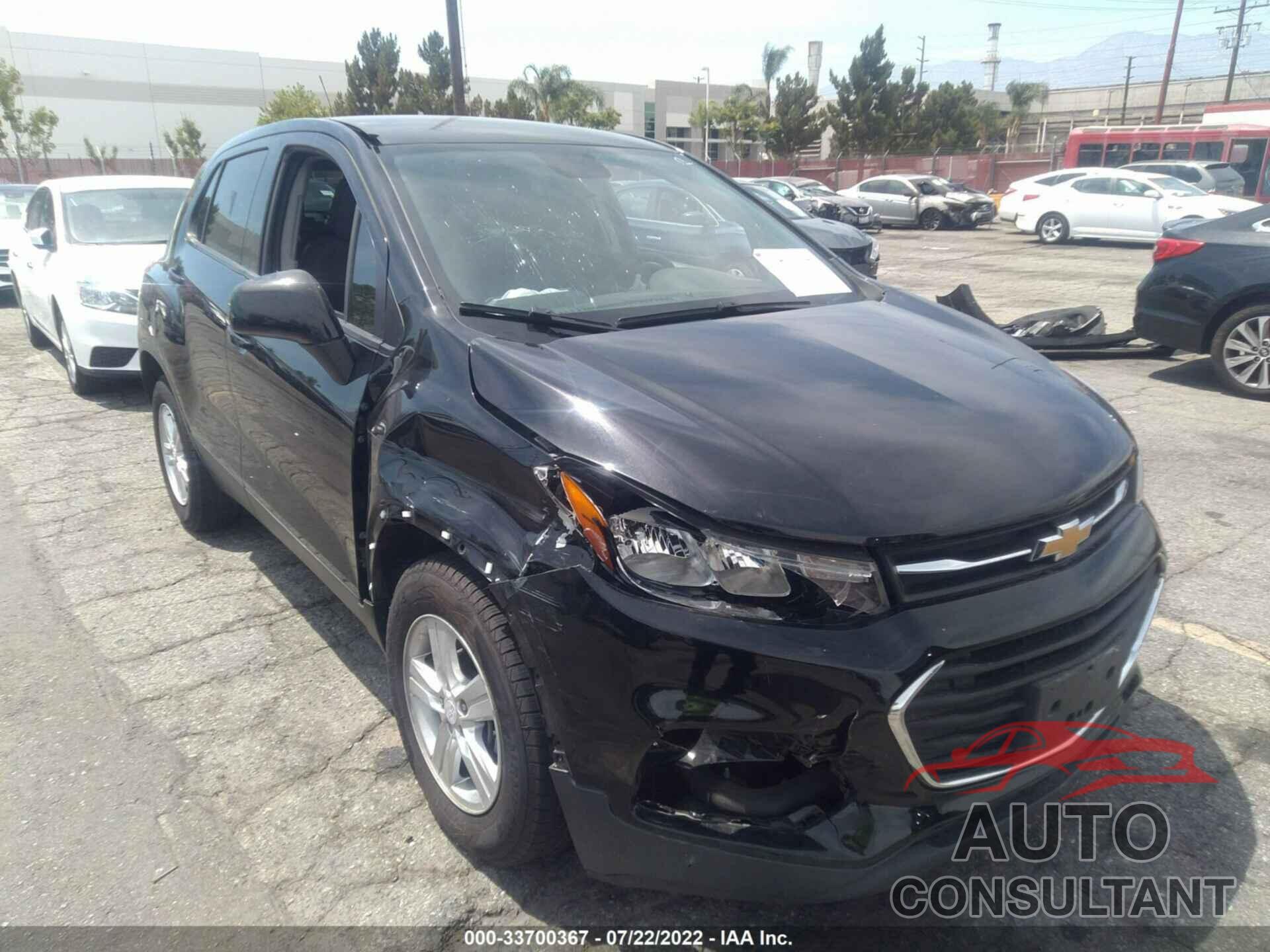 CHEVROLET TRAX 2019 - 3GNCJKSBXKL186082