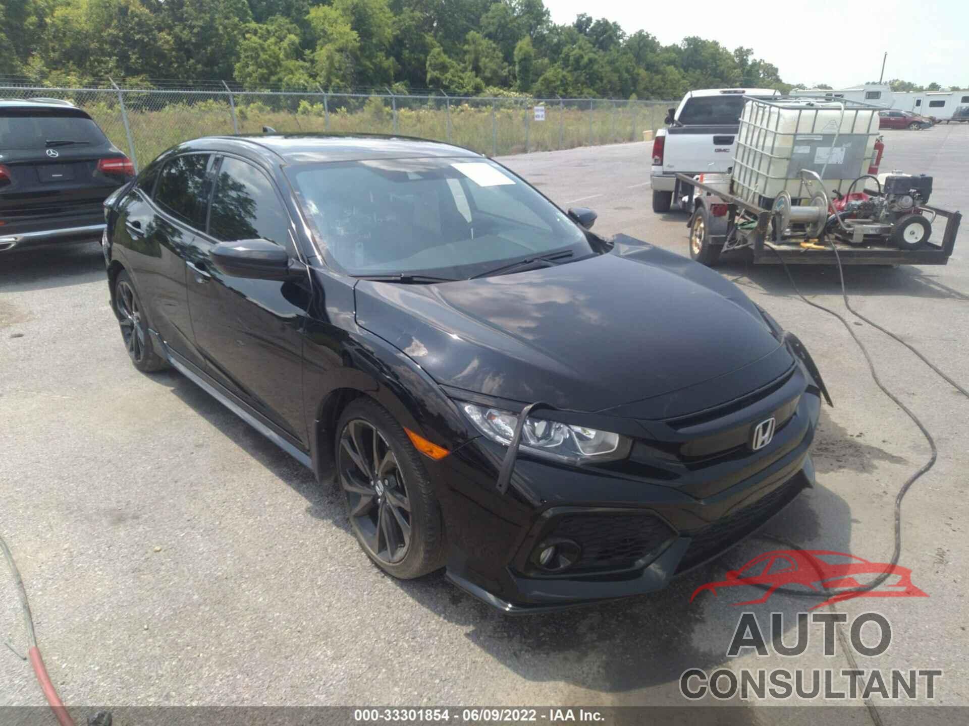 HONDA CIVIC HATCHBACK 2019 - SHHFK7H40KU220312