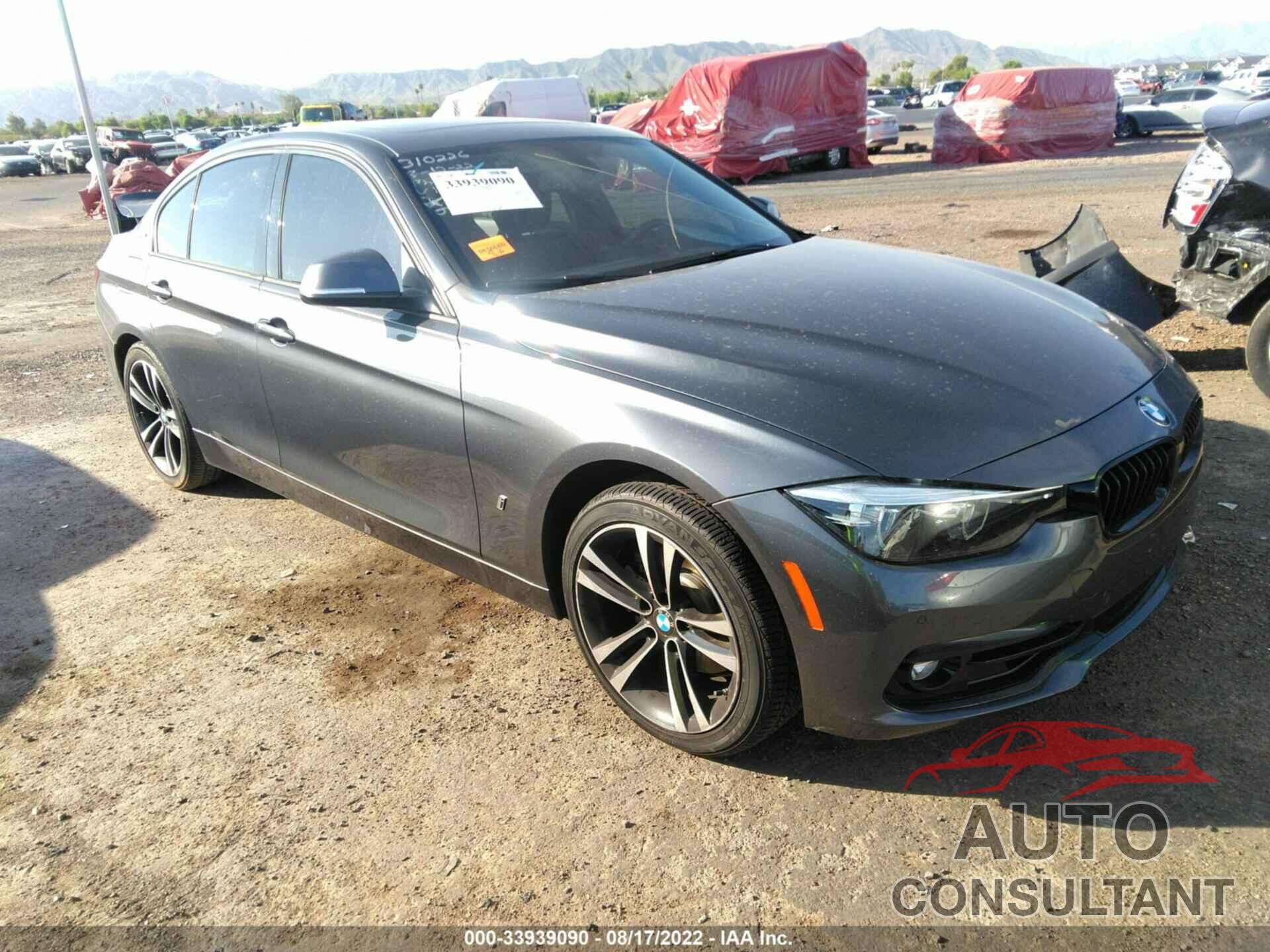 BMW 3 SERIES 2018 - WBA8E1C57JA178109