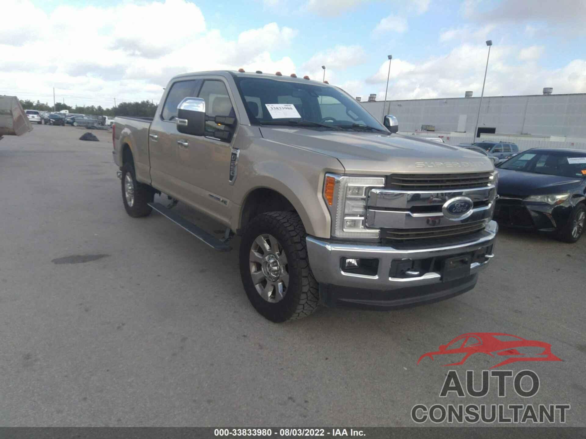 FORD SUPER DUTY F-250 SRW 2017 - 1FT7W2BT0HEC37523