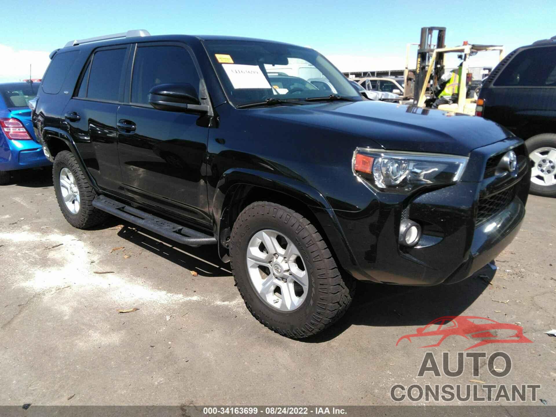 TOYOTA 4RUNNER 2017 - JTEZU5JR9H5150219