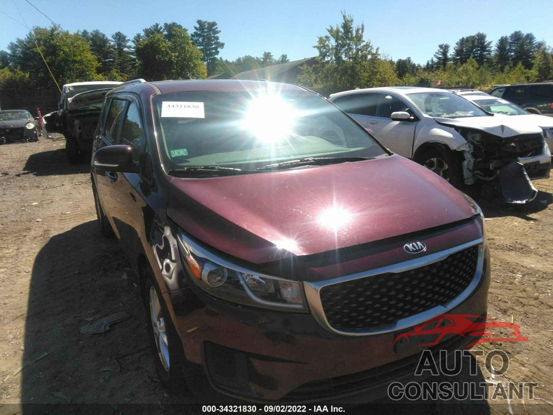 KIA SEDONA 2016 - KNDMB5C12G6123819