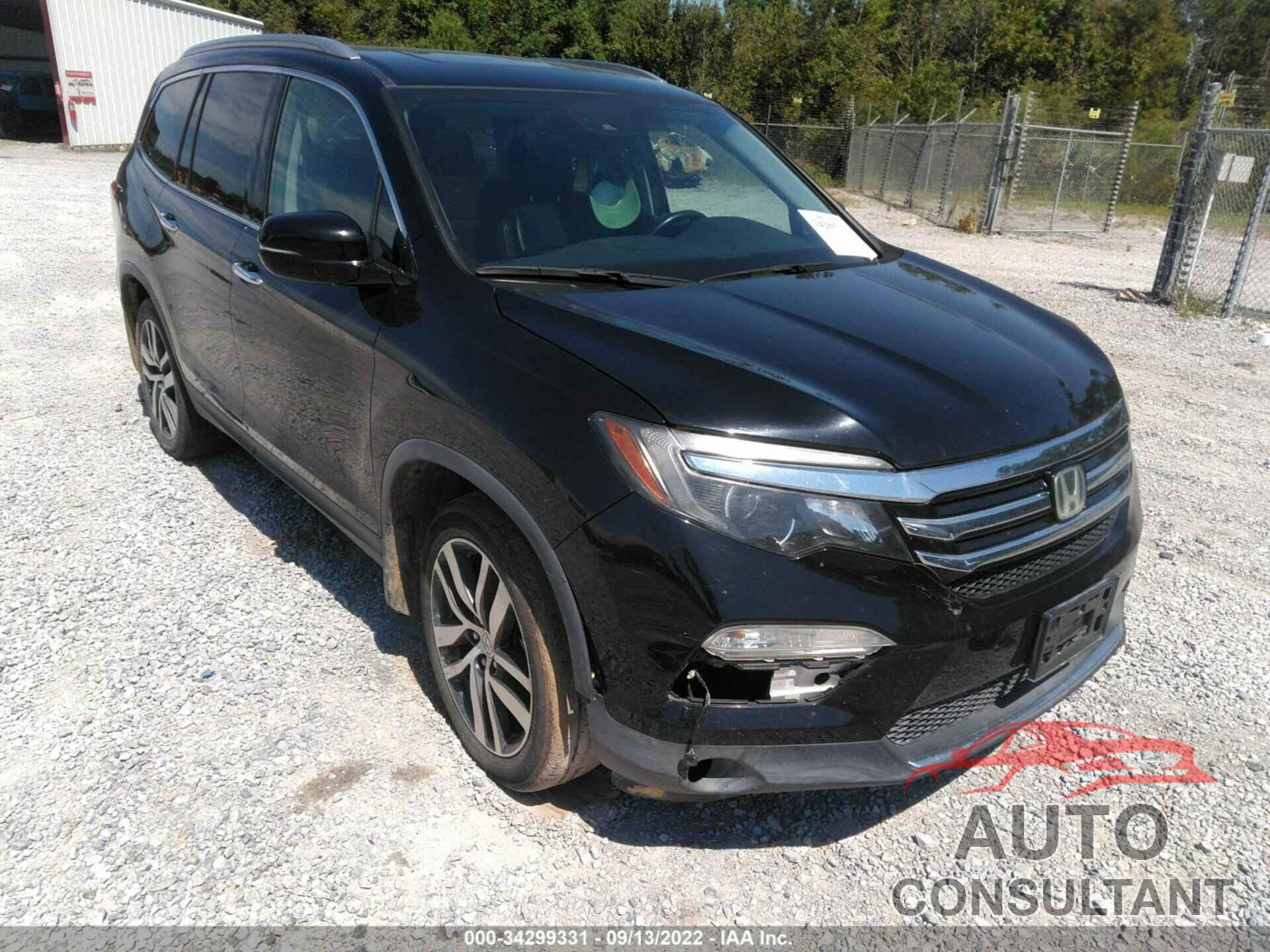 HONDA PILOT 2016 - 5FNYF6H04GB072940