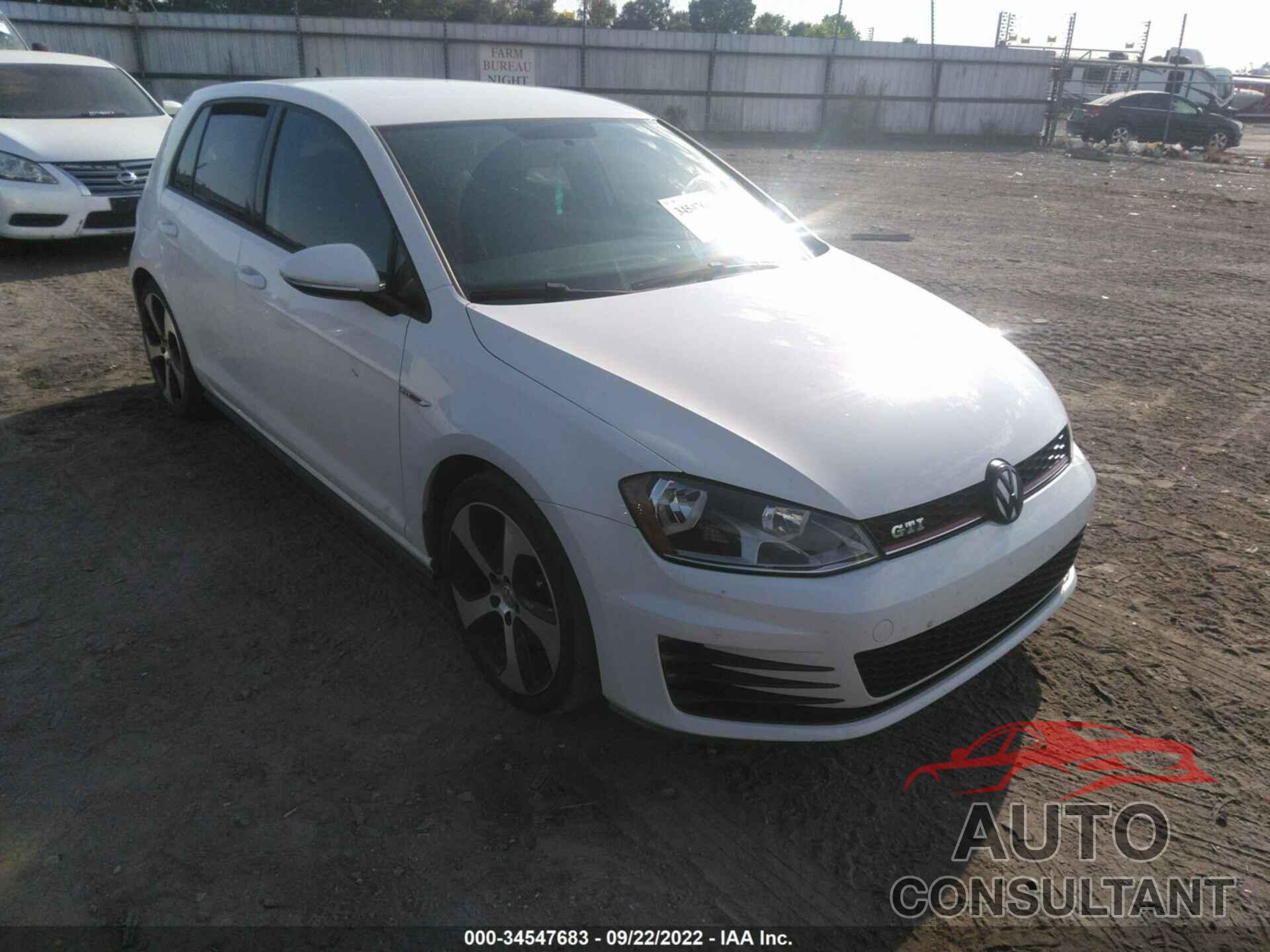 VOLKSWAGEN GOLF GTI 2016 - 3VW4T7AU1GM019826