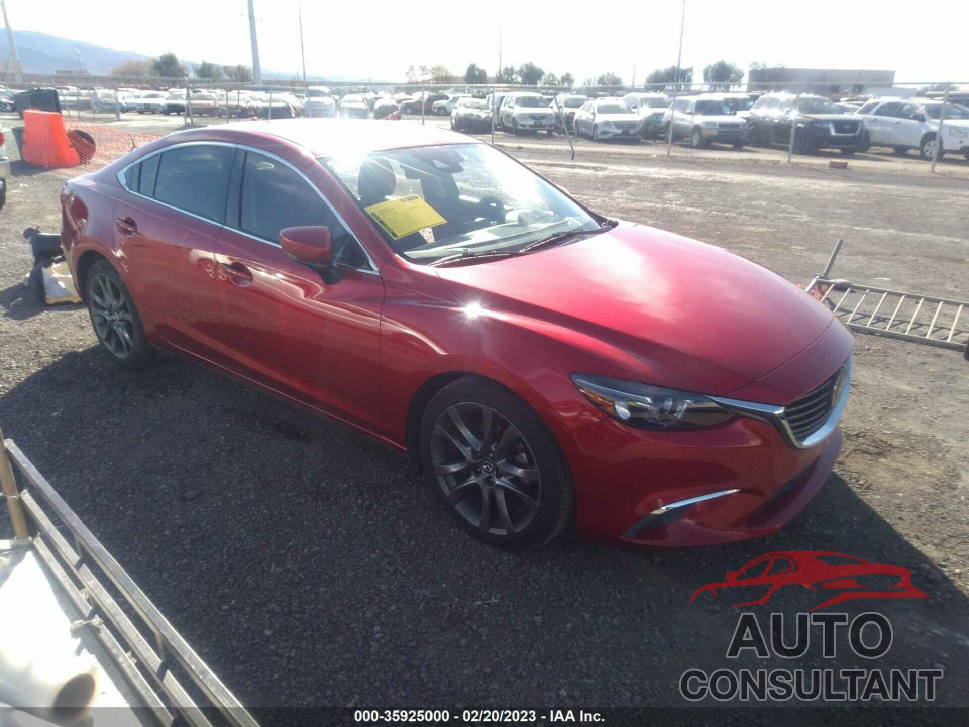 MAZDA MAZDA6 2017 - JM1GL1W58H1133013