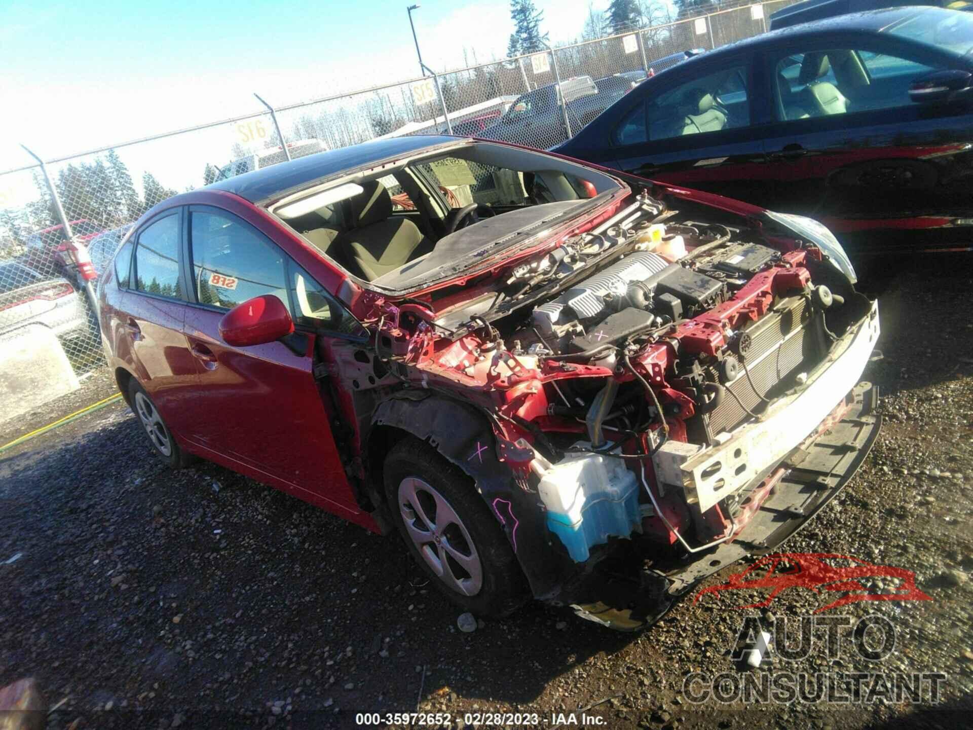TOYOTA PRIUS 2015 - JTDKN3DU6F0456005