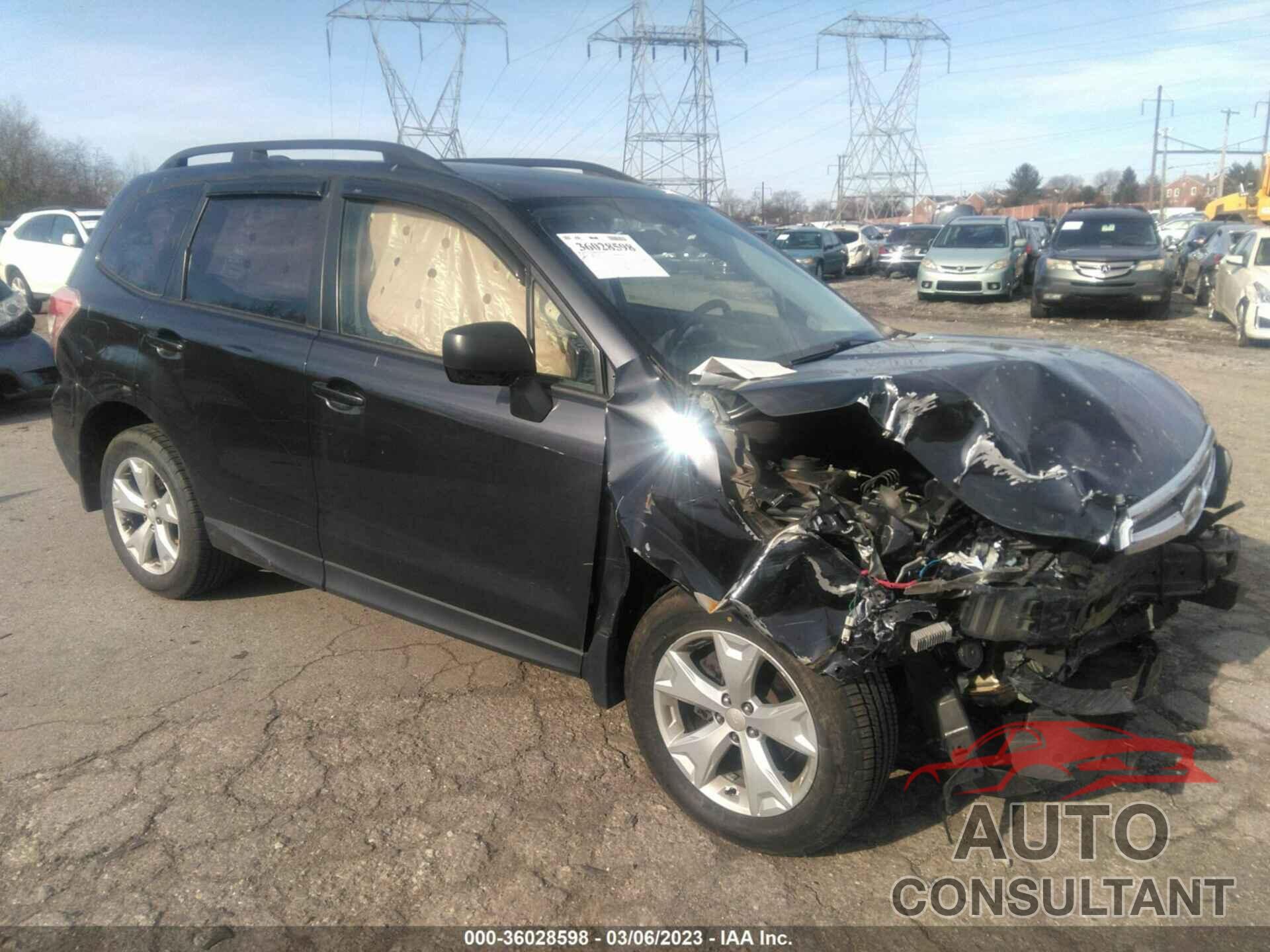 SUBARU FORESTER 2016 - JF2SJABC5GH558992