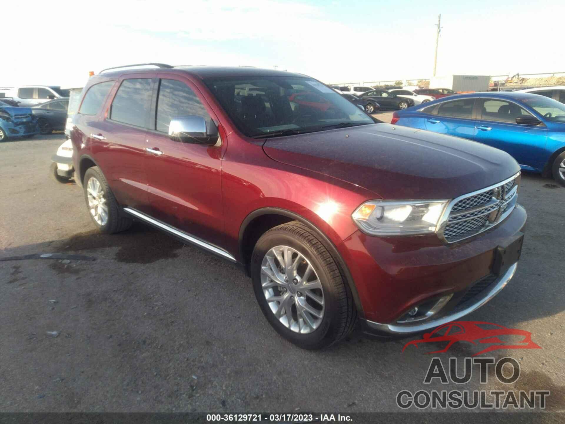 DODGE DURANGO 2017 - 1C4RDHAG1HC680622