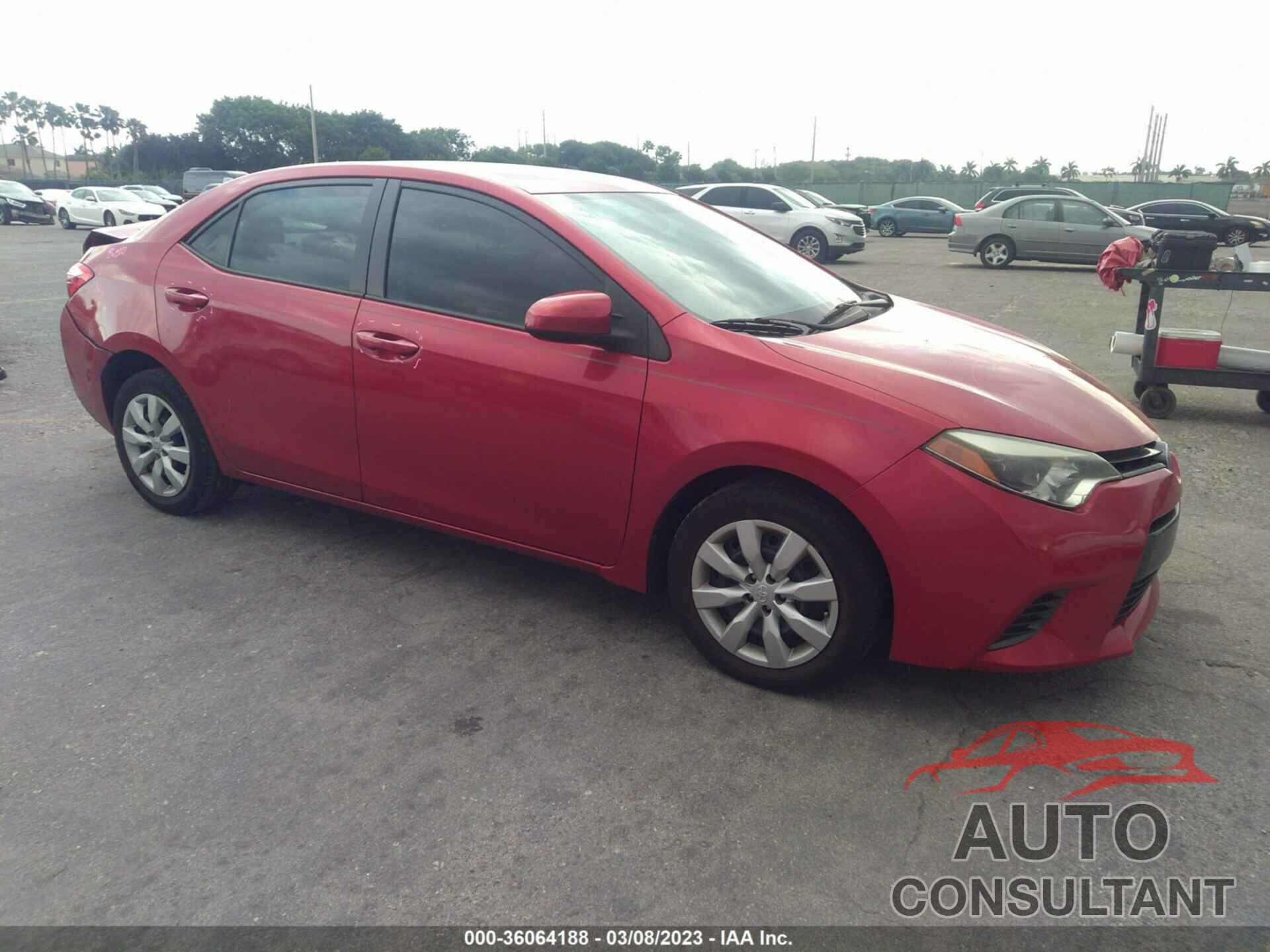 TOYOTA COROLLA 2016 - 5YFBURHE9GP374866