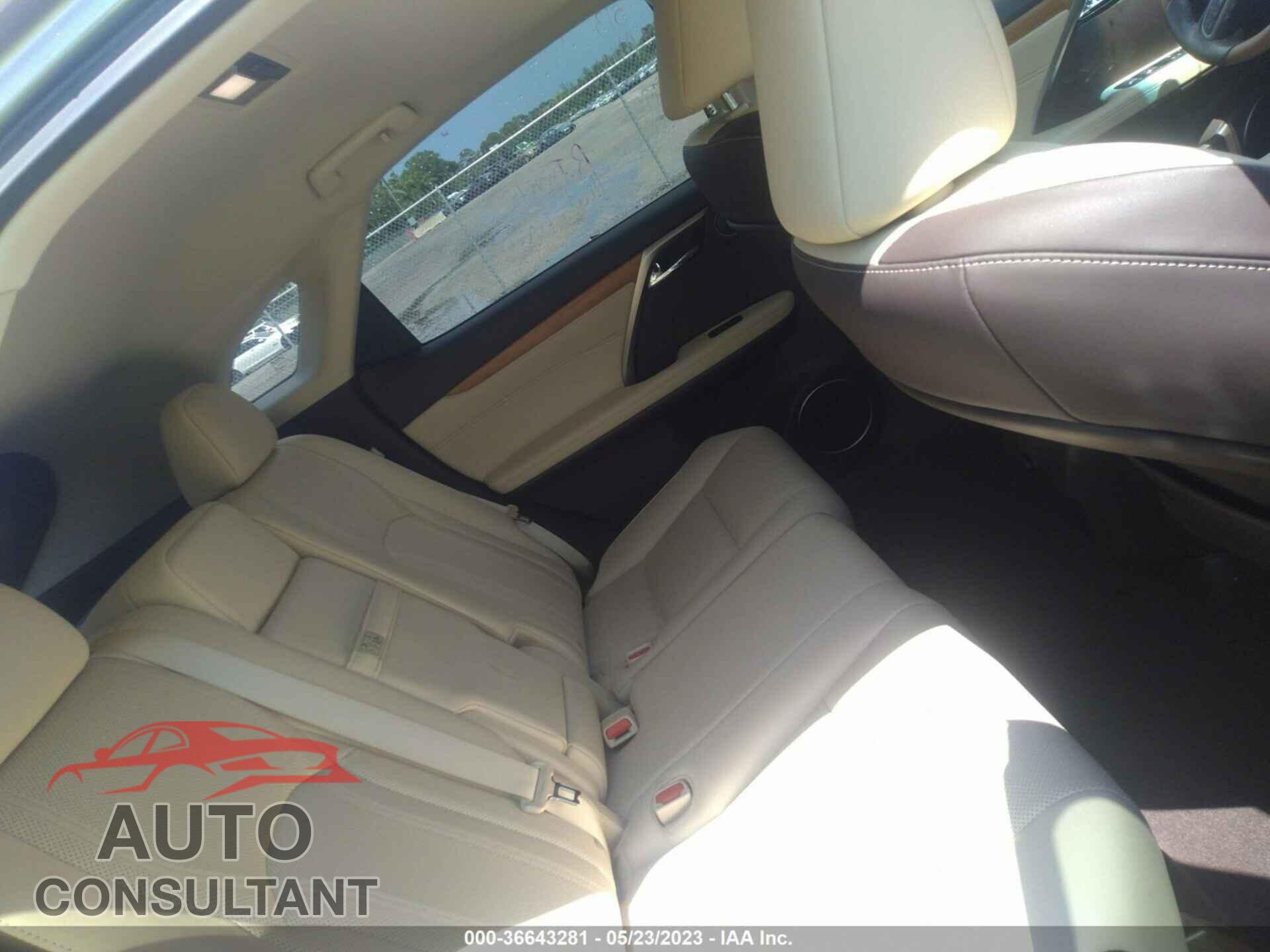 LEXUS RX 2017 - 2T2ZZMCA8HC057407