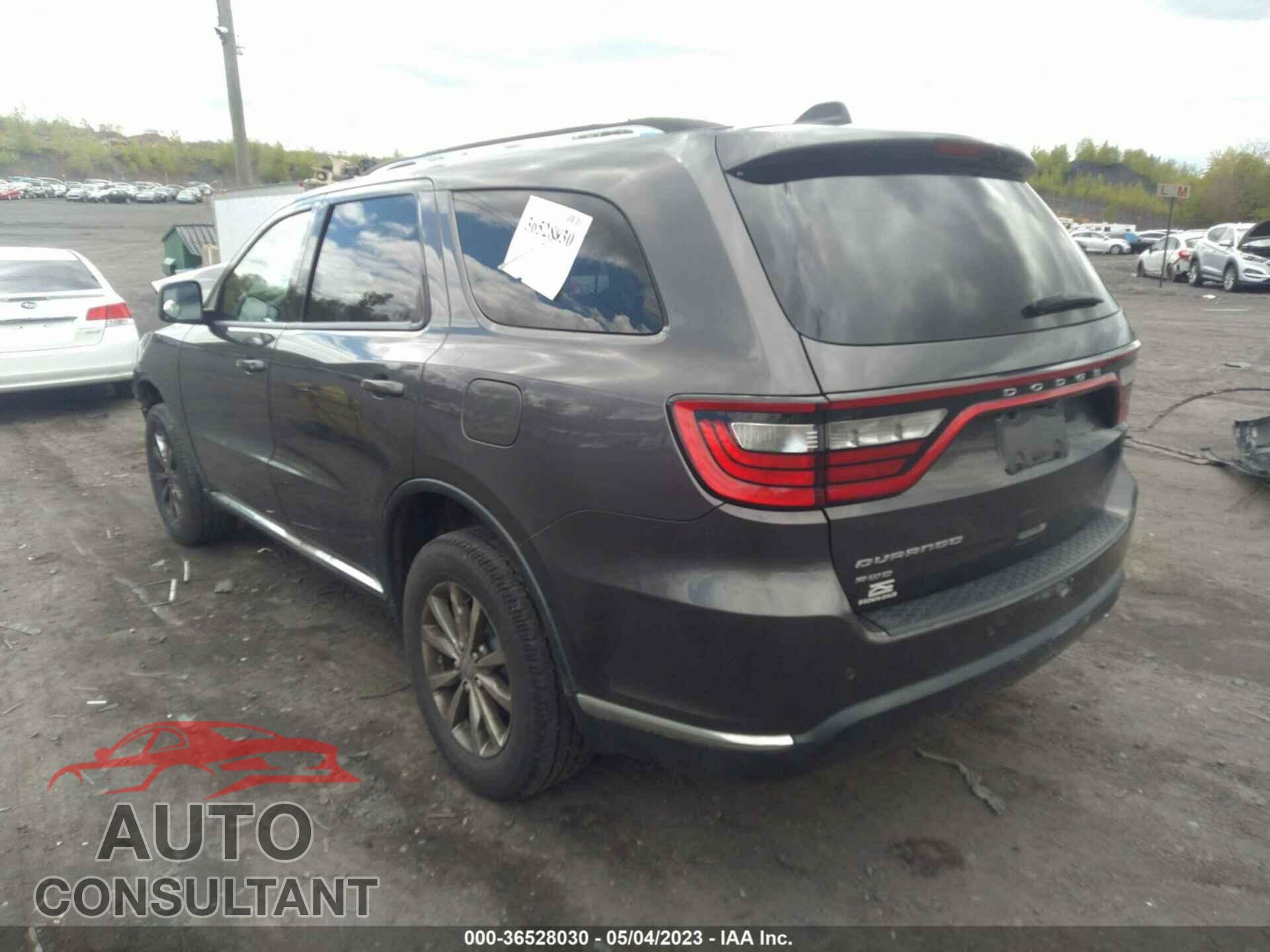 DODGE DURANGO 2017 - 1C4RDJAG3HC600910
