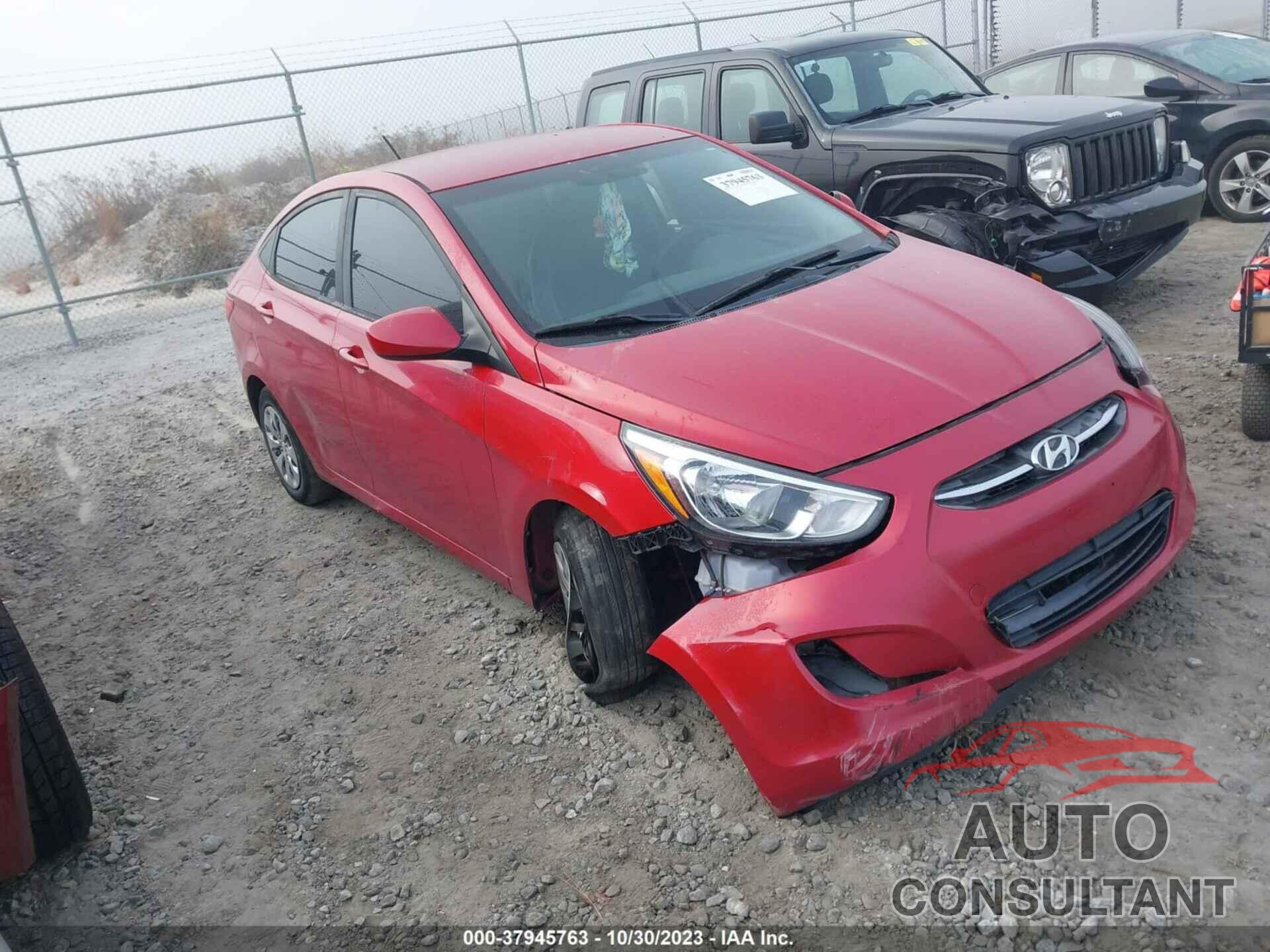 HYUNDAI ACCENT 2017 - KMHCT4AEXHU290687