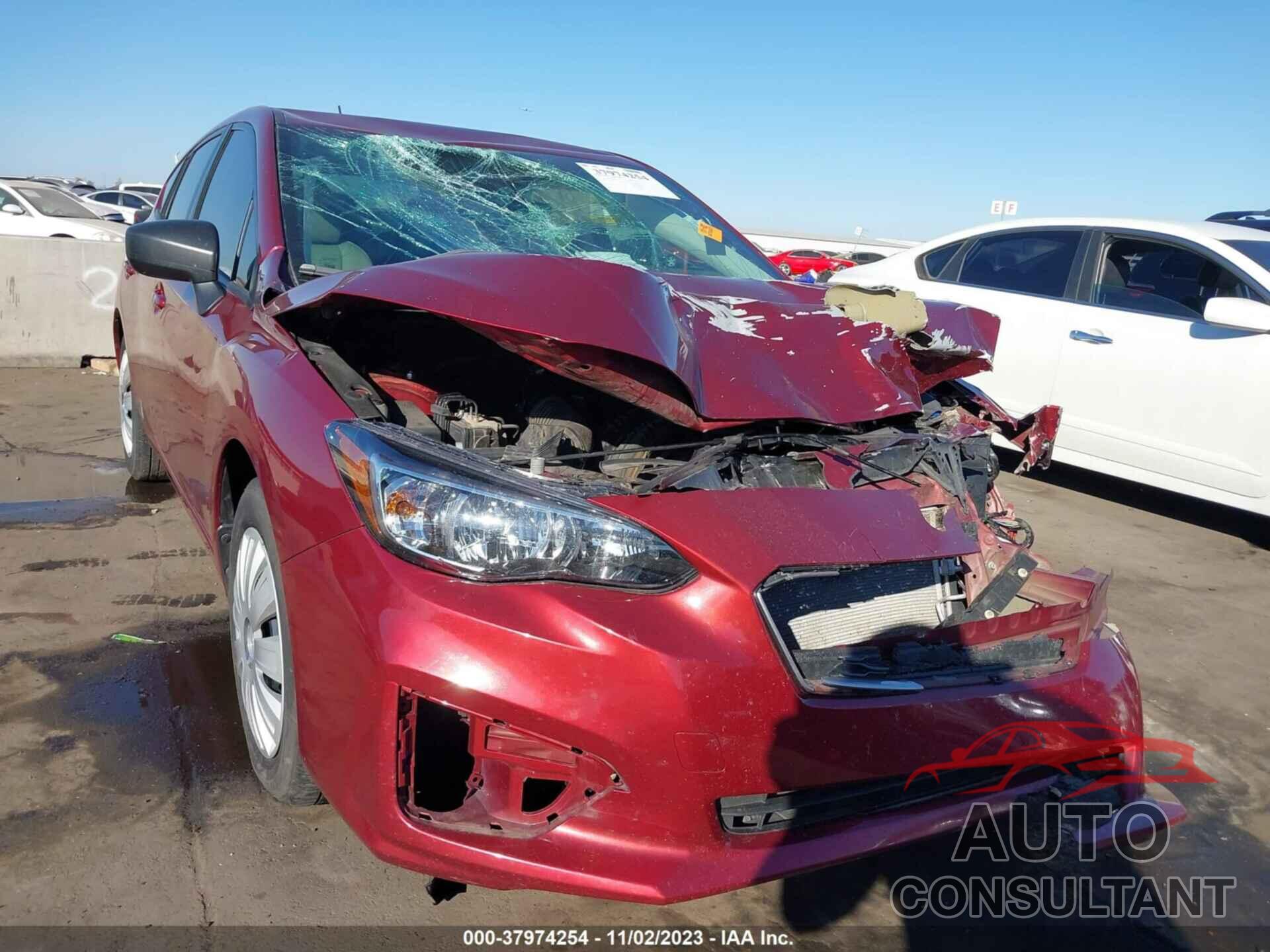 SUBARU IMPREZA 2018 - 4S3GTAA62J3717854