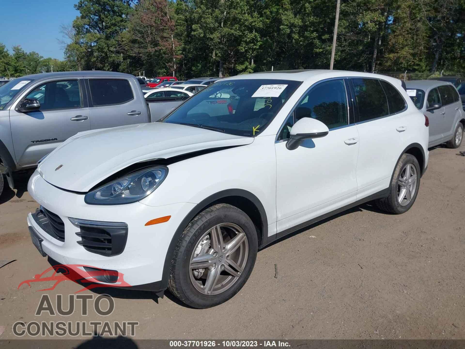 PORSCHE CAYENNE 2015 - WP1AB2A28FLA56400