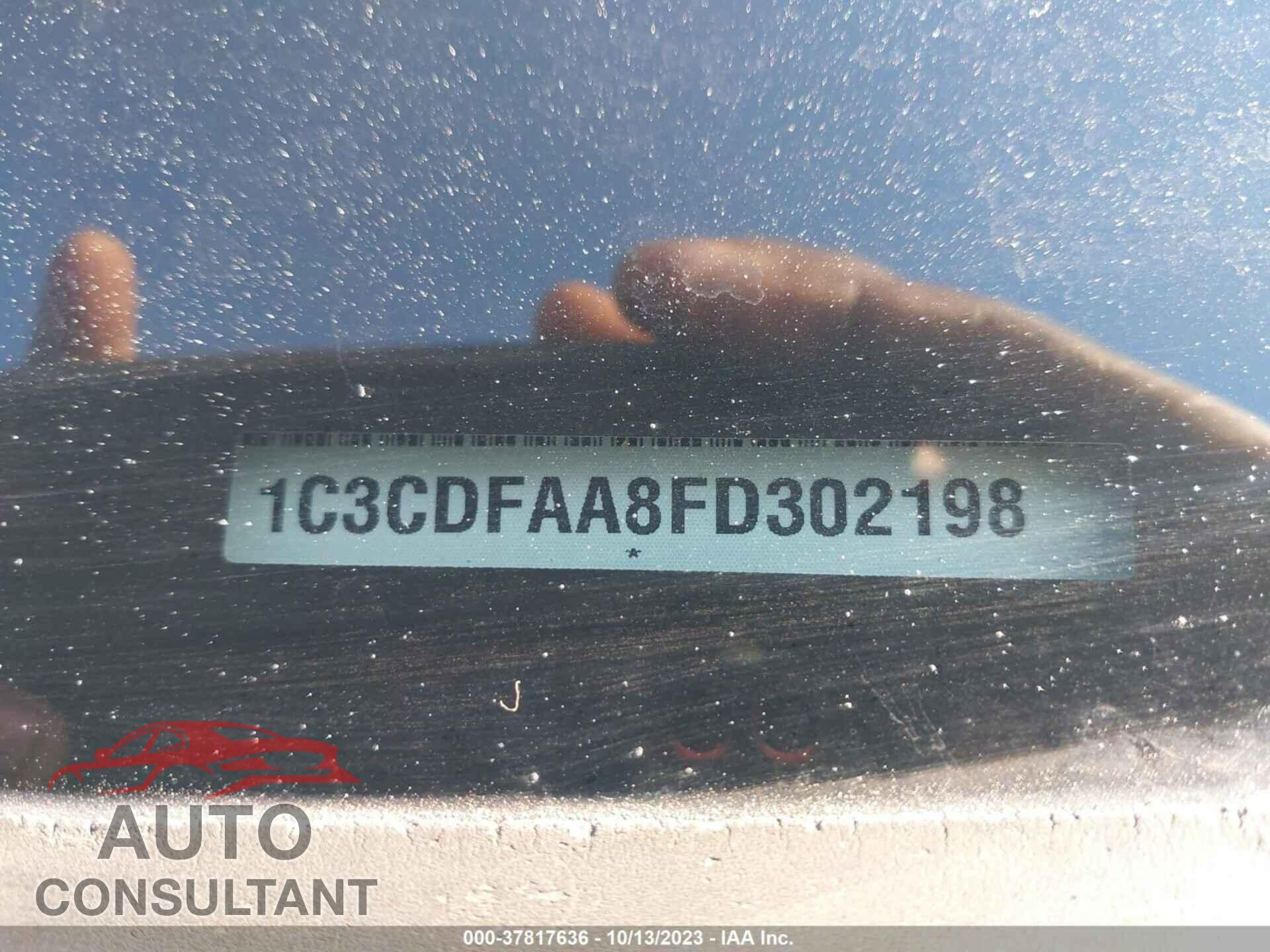 DODGE DART 2015 - 1C3CDFAA8FD302198