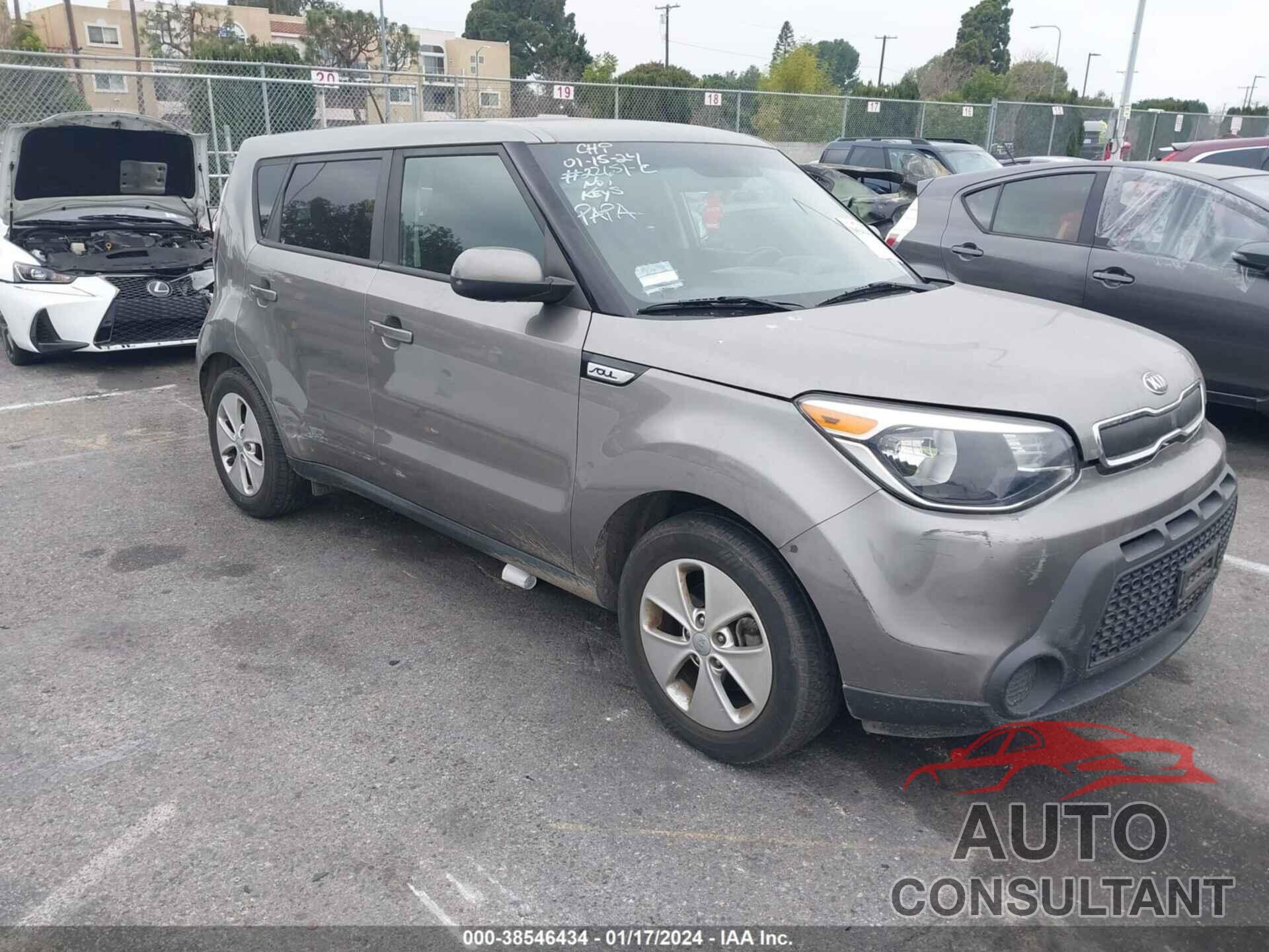 KIA SOUL 2016 - KNDJN2A23G7326233