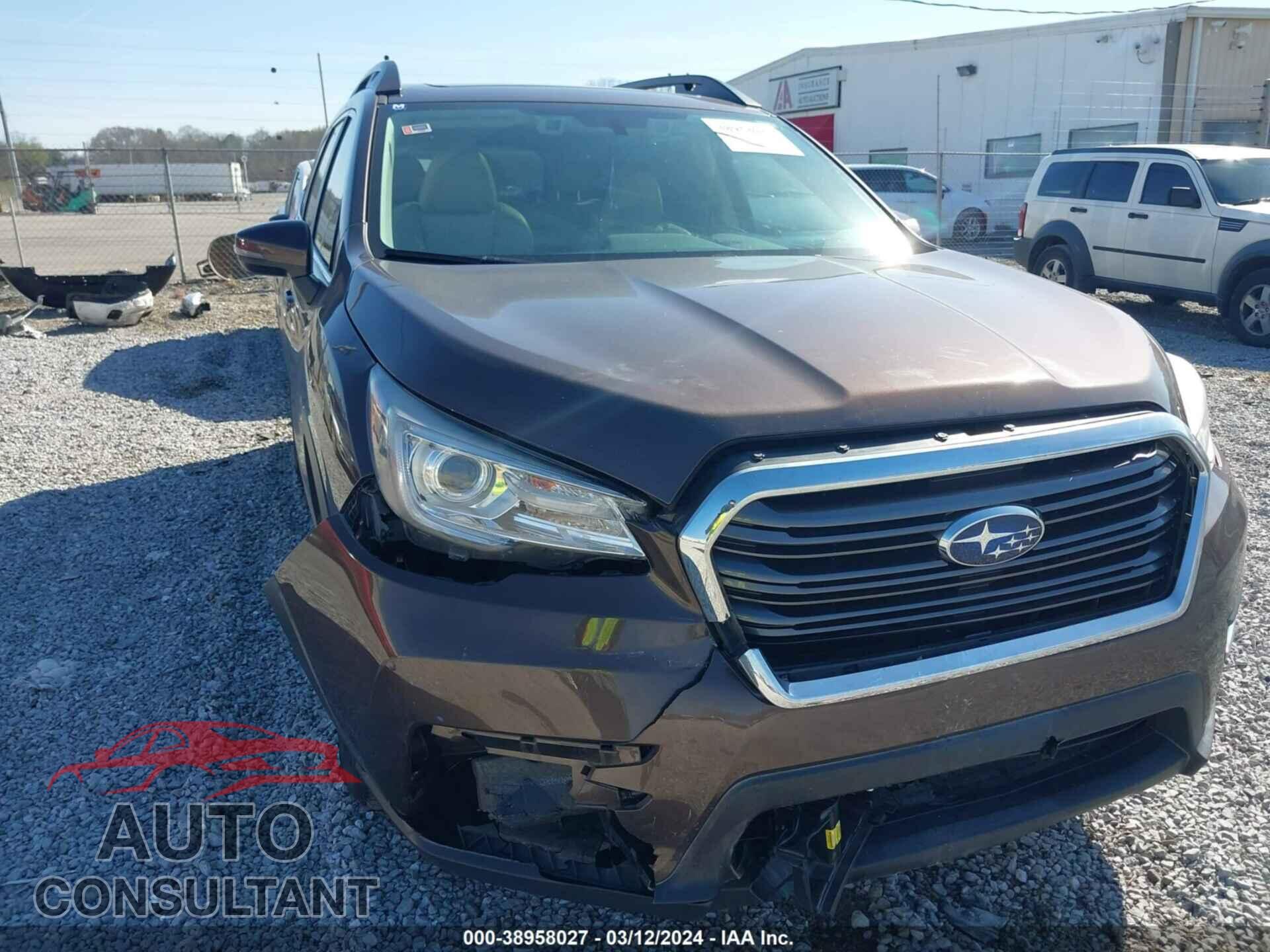 SUBARU ASCENT 2019 - 4S4WMAPD8K3402875