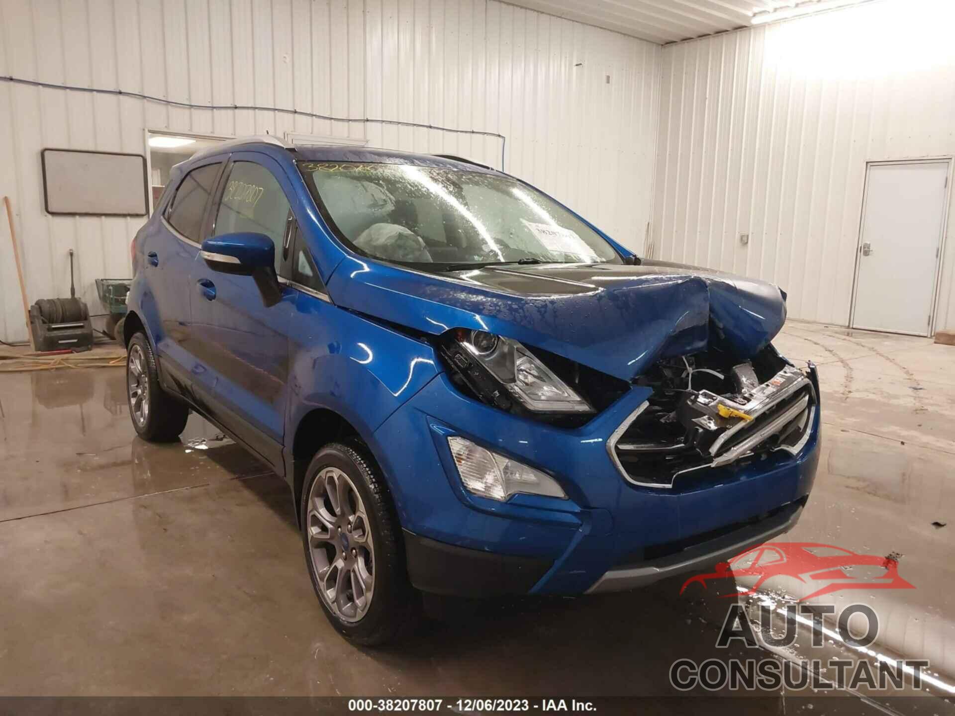 FORD ECOSPORT 2022 - MAJ6S3KL2NC463377