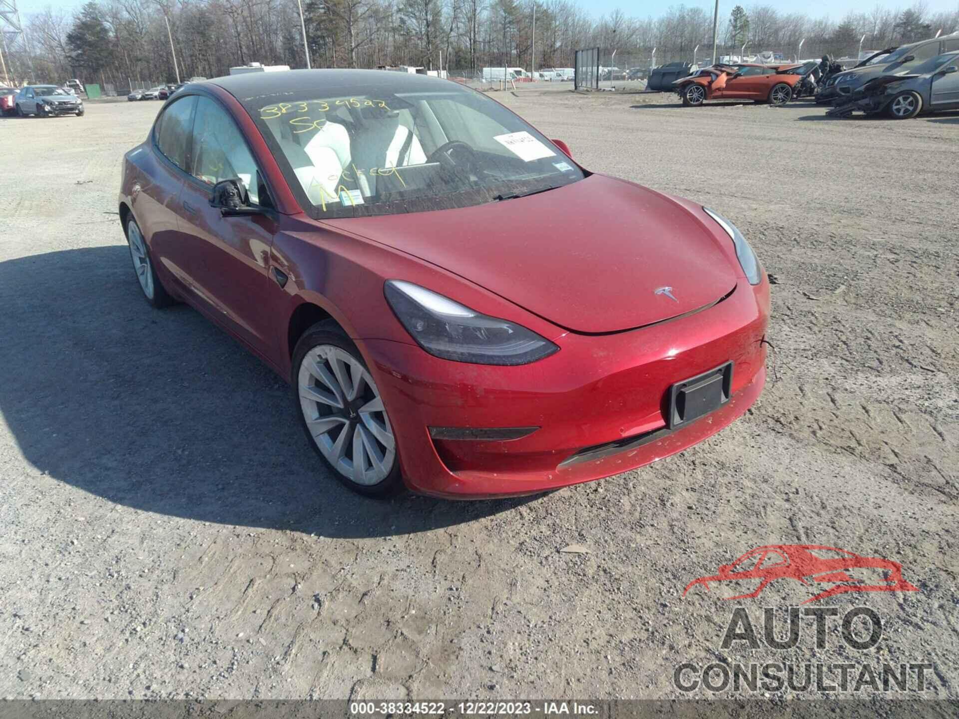TESLA MODEL 3 2021 - 5YJ3E1EA8MF978548