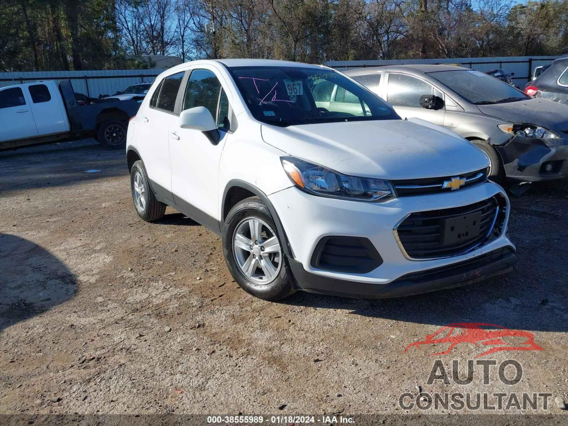 CHEVROLET TRAX 2019 - 3GNCJKSB9KL340815