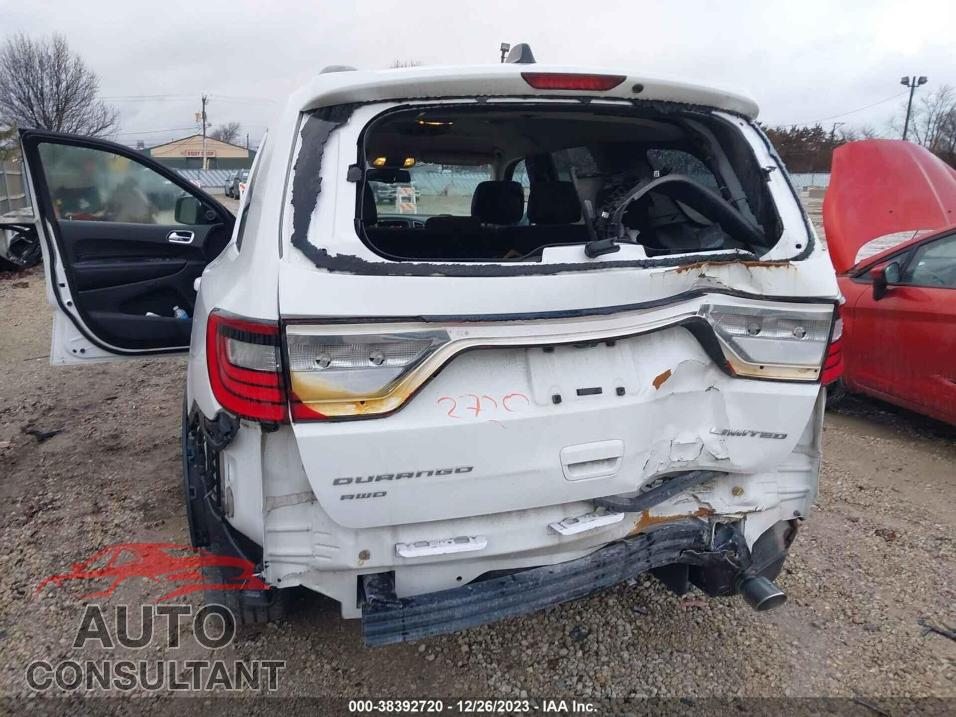 DODGE DURANGO 2016 - 1C4RDJDG9GC433091