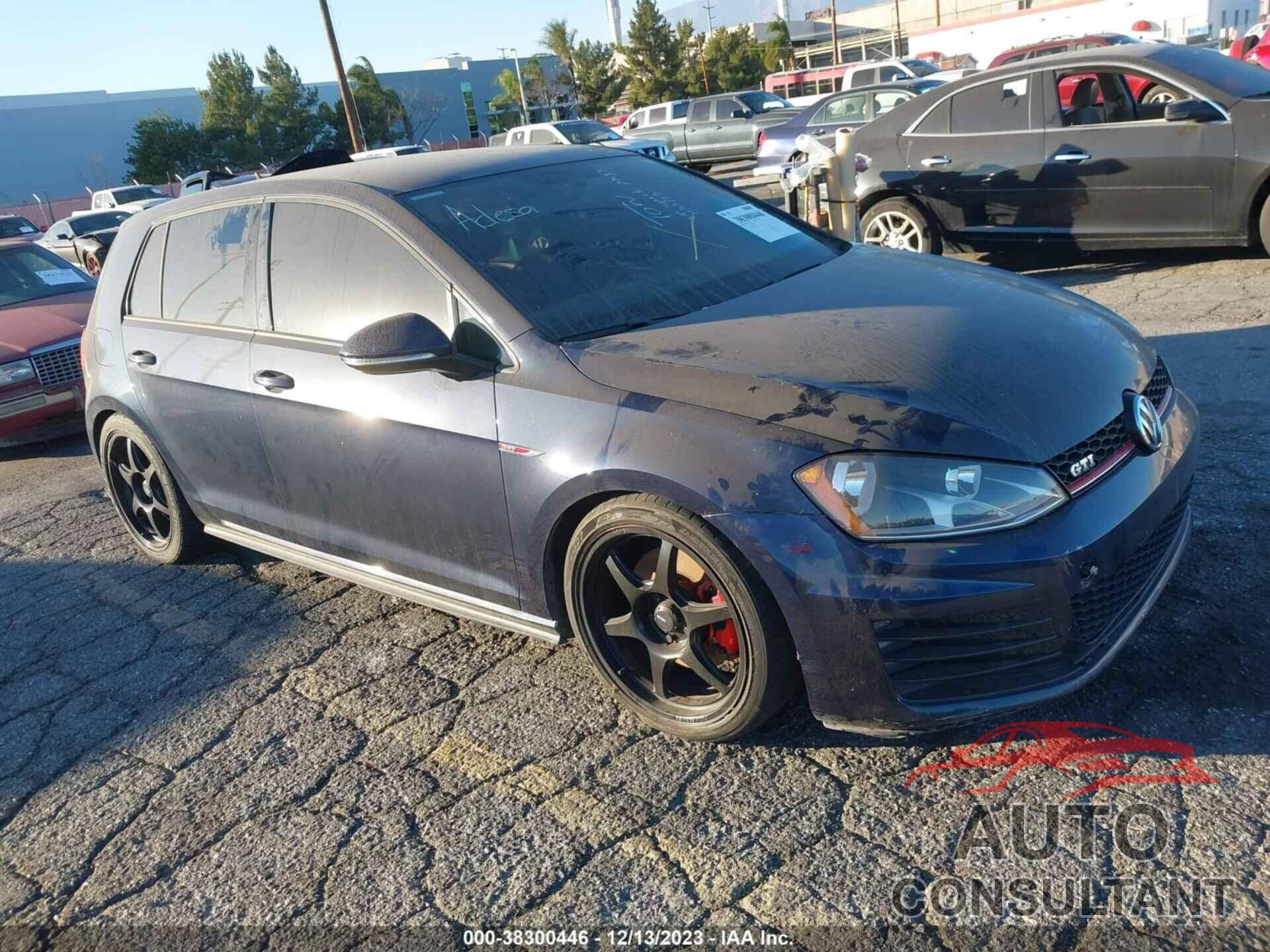 VOLKSWAGEN GOLF GTI 2017 - 3VW4T7AU2HM038788