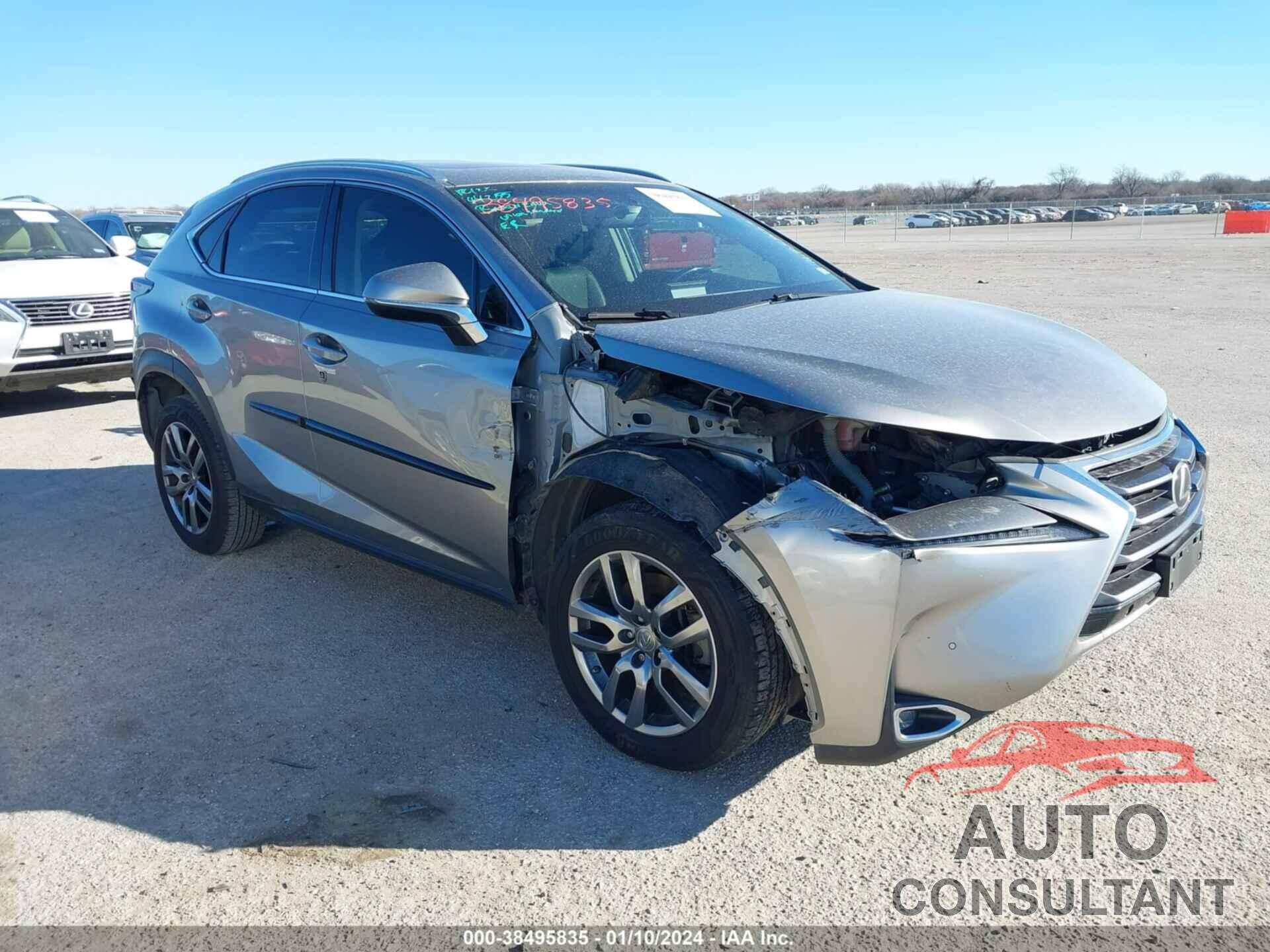 LEXUS NX 200T 2016 - JTJYARBZ2G2042892