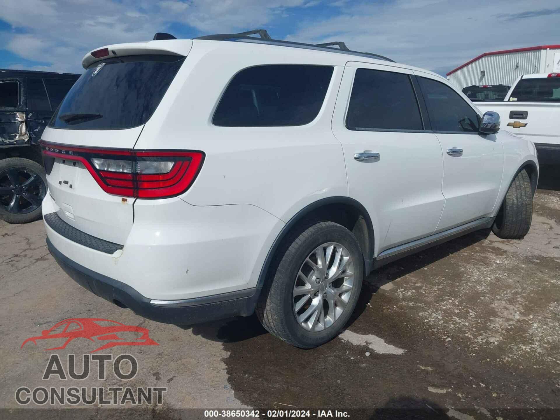 DODGE DURANGO 2017 - 1C4RDHAG2HC660587