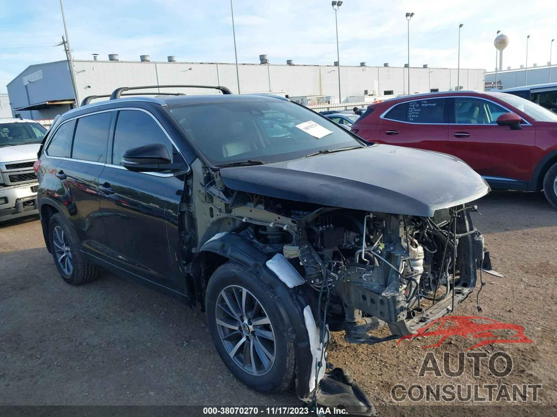TOYOTA HIGHLANDER 2018 - 5TDKZRFHXJS533990