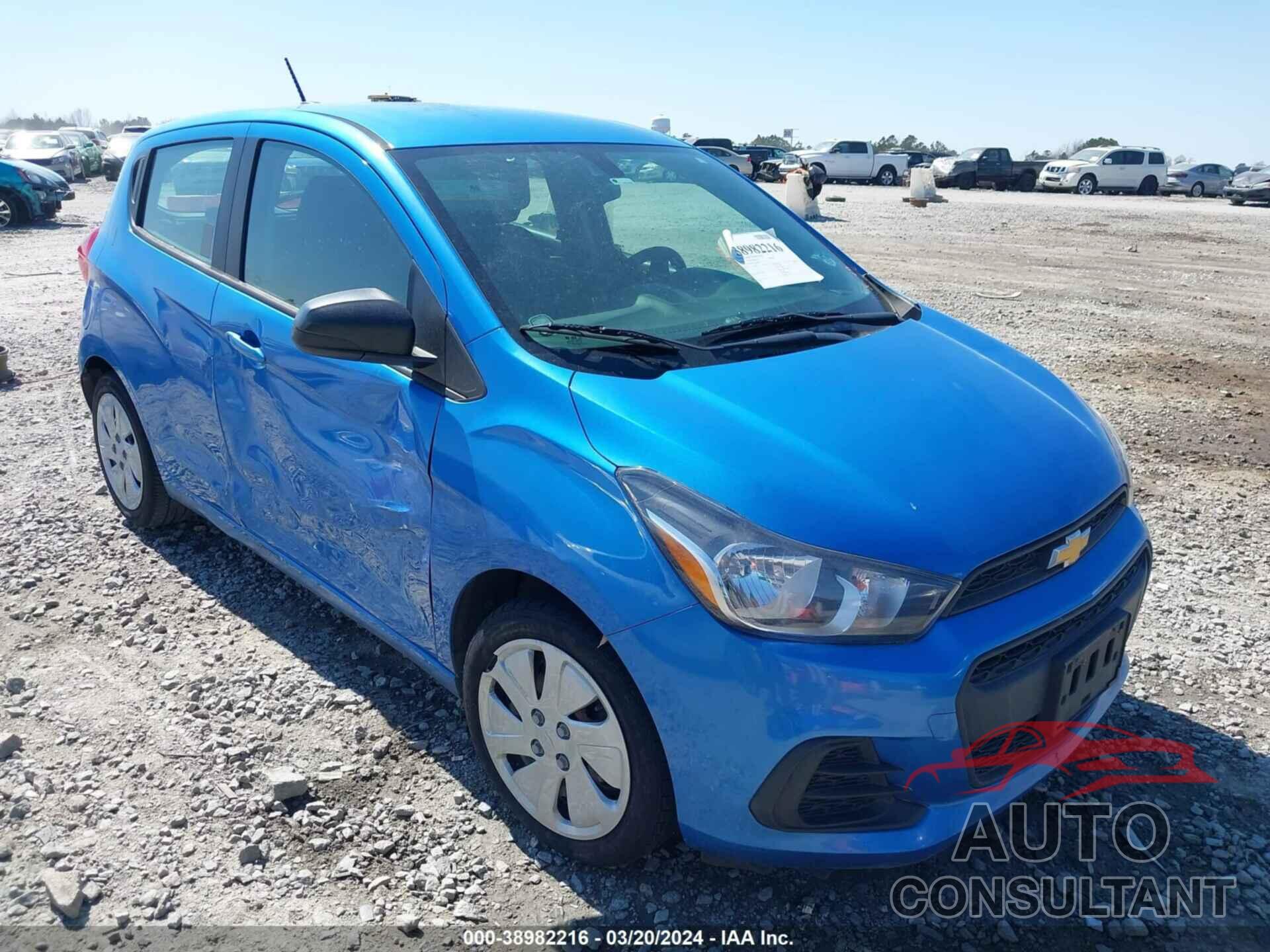 CHEVROLET SPARK 2018 - KL8CB6SA1JC468909