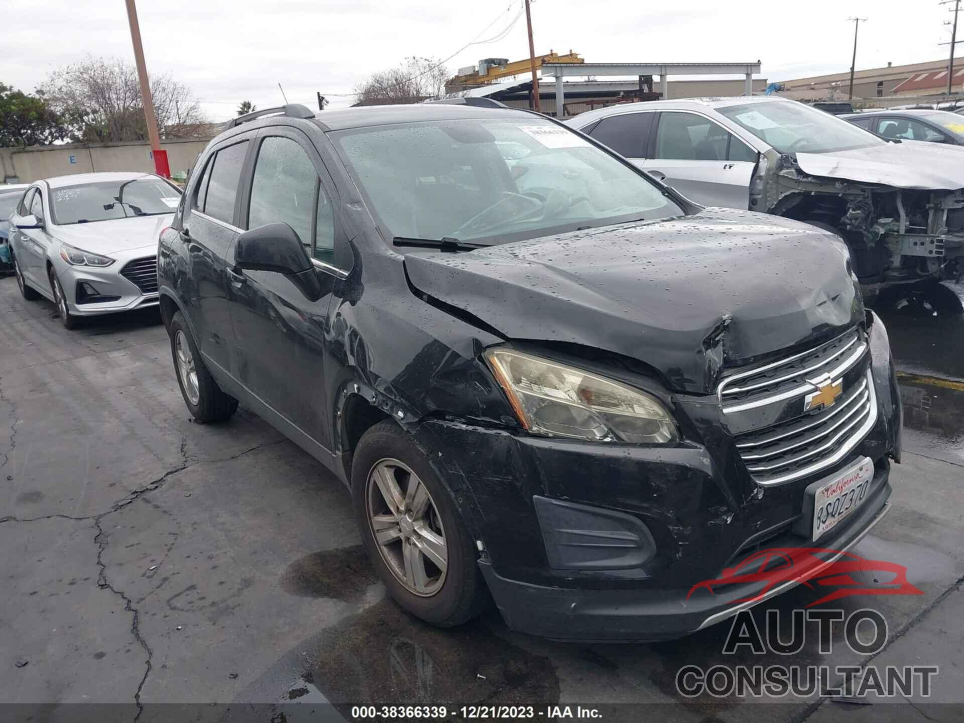 CHEVROLET TRAX 2015 - 3GNCJLSB1FL211348