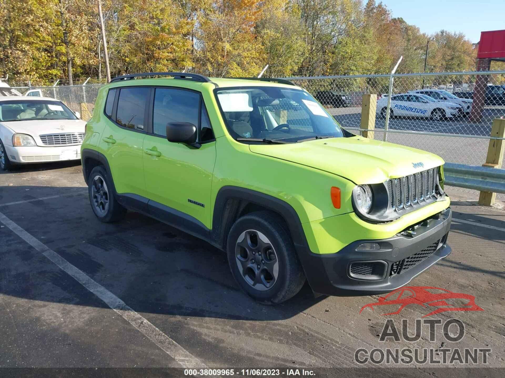 JEEP RENEGADE 2017 - ZACCJAAB7HPF02137