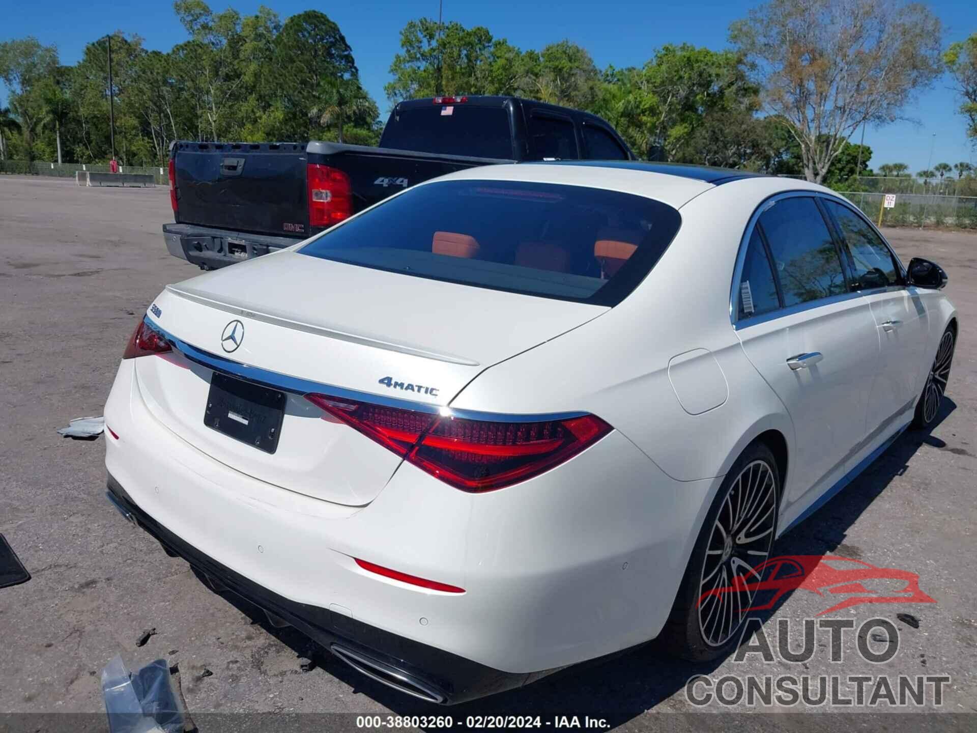 MERCEDES-BENZ S 500 2022 - W1K6G6DB0NA145597