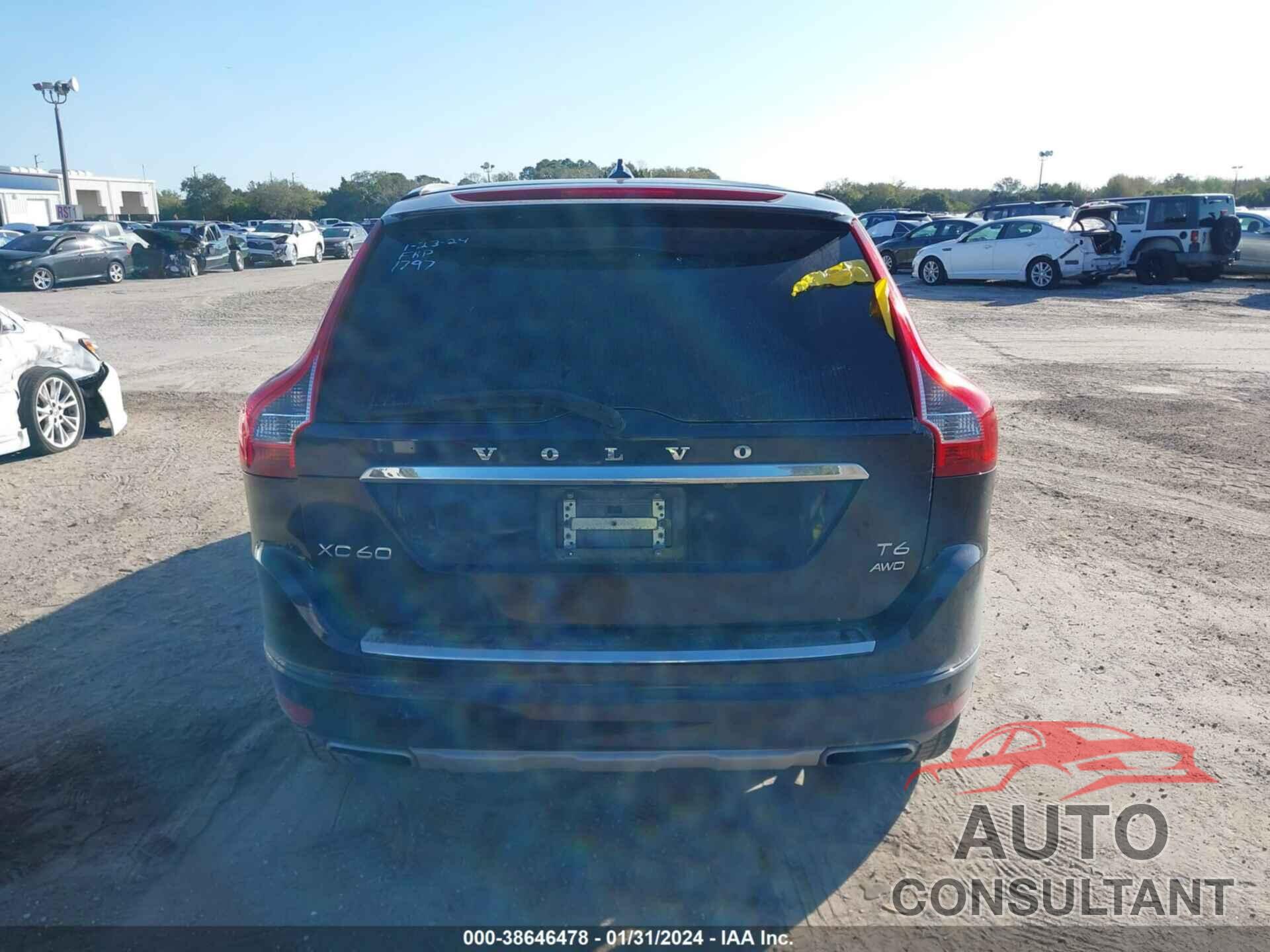 VOLVO XC60 2017 - YV449MRU0H2031797