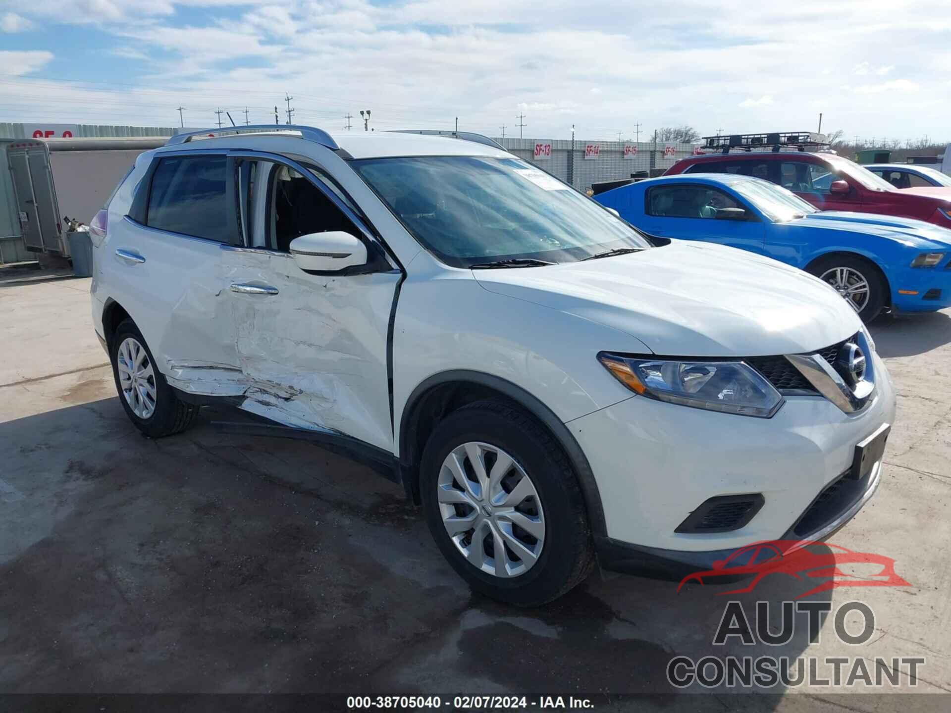 NISSAN ROGUE 2016 - KNMAT2MT4GP637650