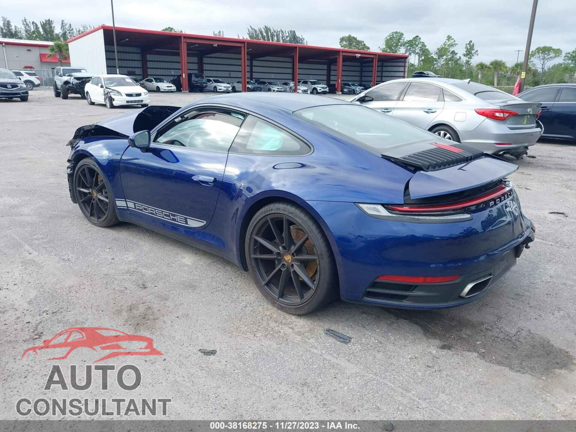 PORSCHE 911 2021 - WP0AA2A94MS205115