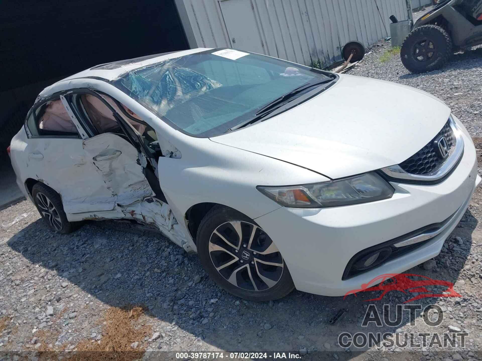HONDA CIVIC 2013 - 19XFB2F90DE042400