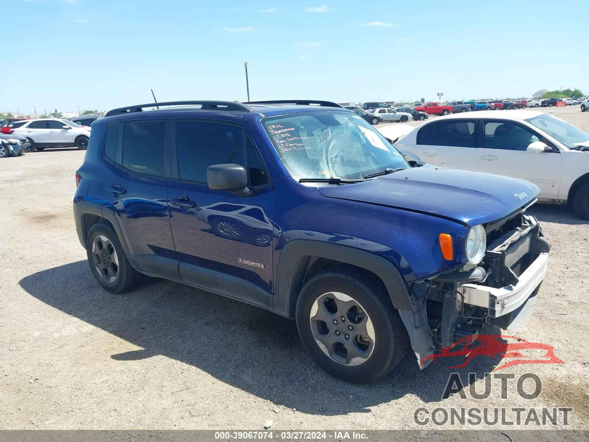 JEEP RENEGADE 2016 - ZACCJAAT8GPE23101