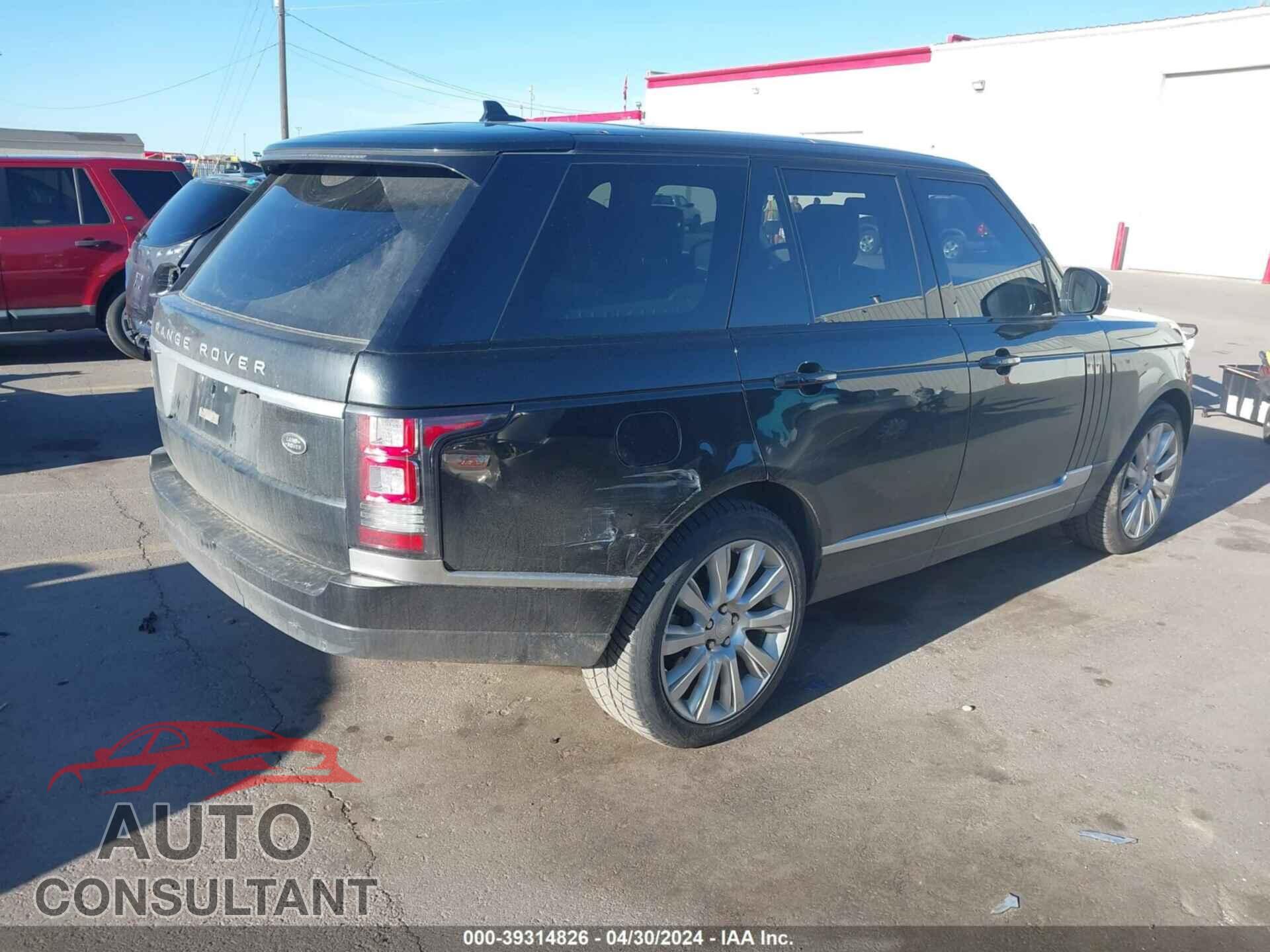 LAND ROVER RANGE ROVER 2016 - SALGS2EF9GA307066