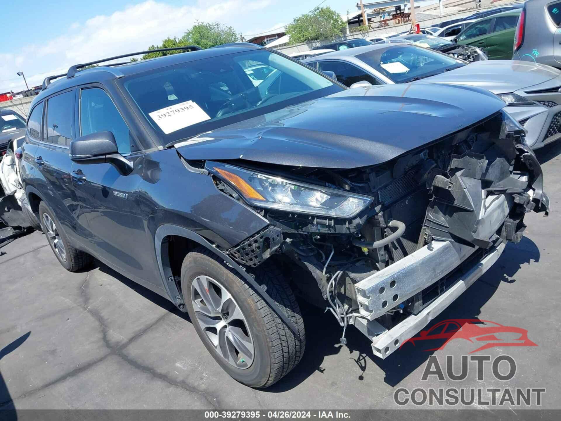 TOYOTA HIGHLANDER 2020 - 5TDGARAH8LS503314