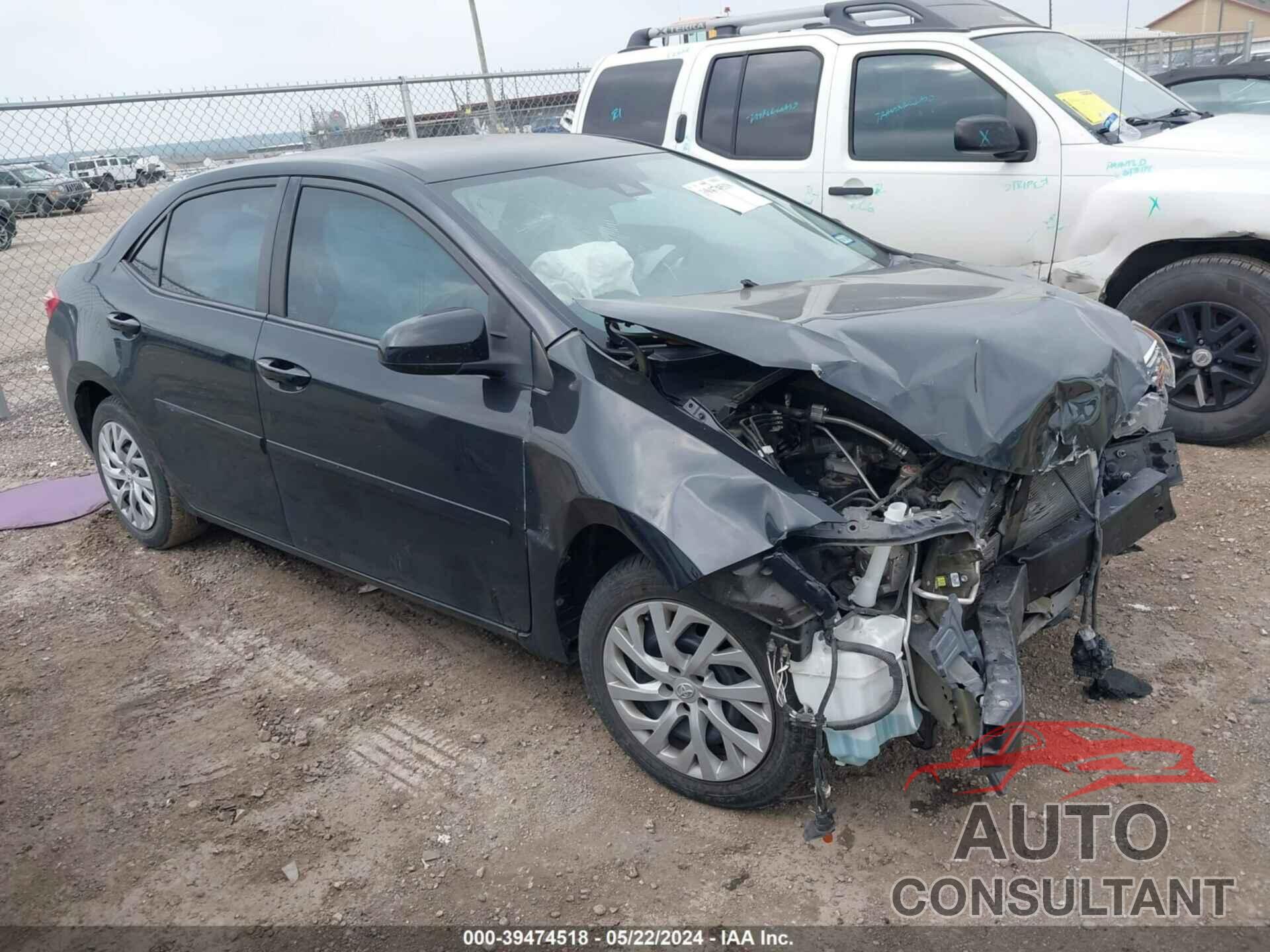 TOYOTA COROLLA 2019 - 5YFBURHE2KP860525