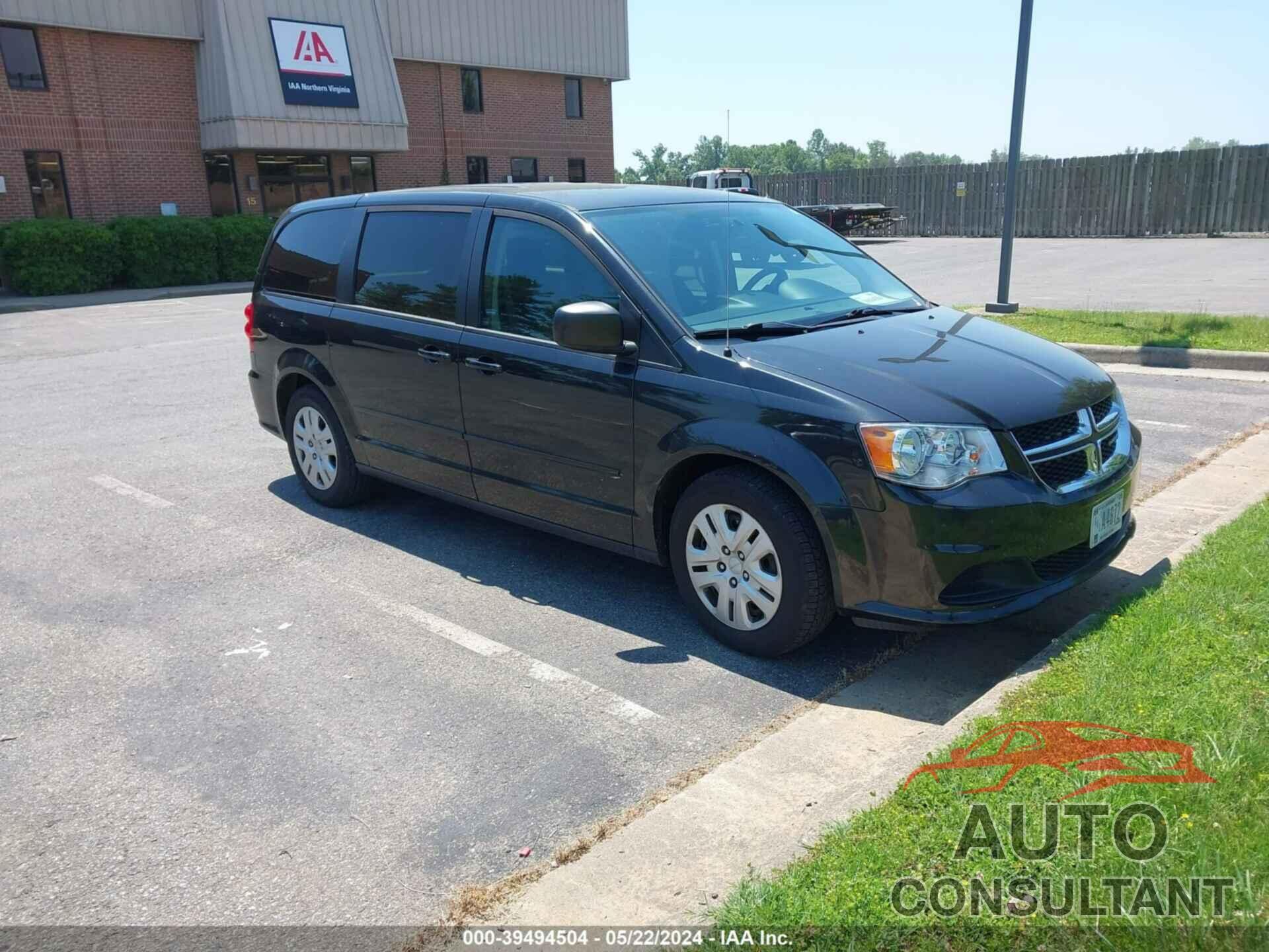 DODGE GRAND CARAVAN 2016 - 2C4RDGBG9GR152146