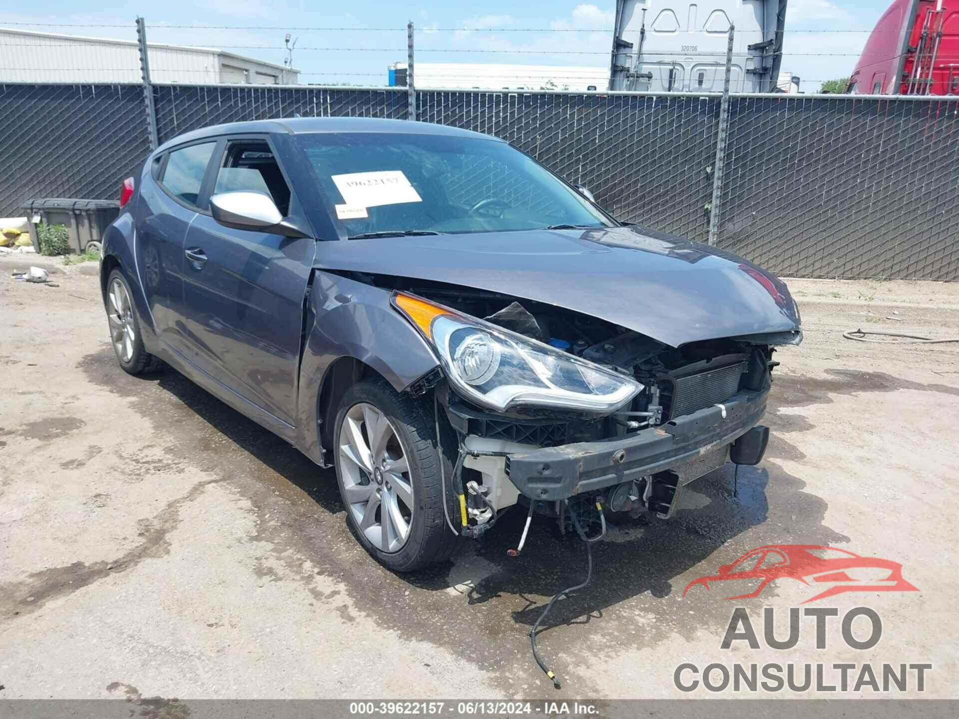 HYUNDAI VELOSTER 2017 - KMHTC6AD8HU305870